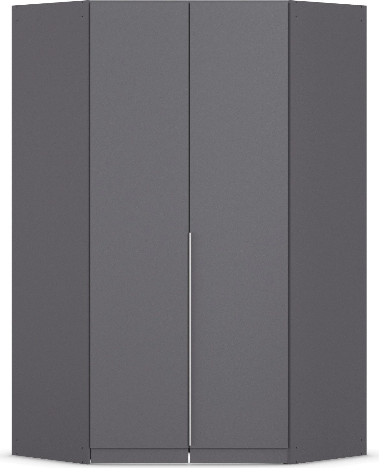 OTTO home Eckkleiderschrank Kleiderschrank Schrank Ankleidezimmer Schlafzimmer Garderobe AGORDO (in zwei Griff-Farben, Breite/Tiefe 117x117 cm, Höhen 210/229 cm) voll ausgestattet mit großzügigem Stauraum, 2 Höhen MADE IN GERMANY
