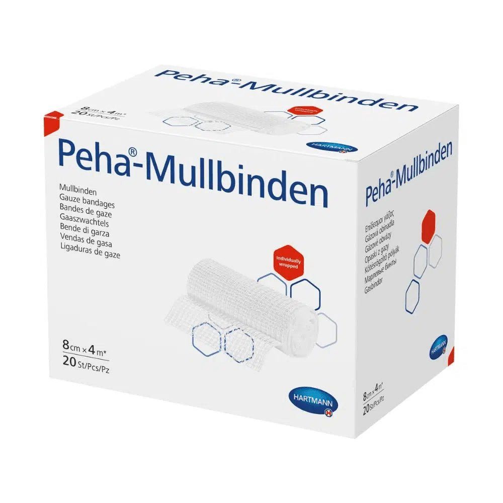 PAUL HARTMANN AG Haarband Hartmann Peha®-Mullbinden, lose im Karton - 20 Stück