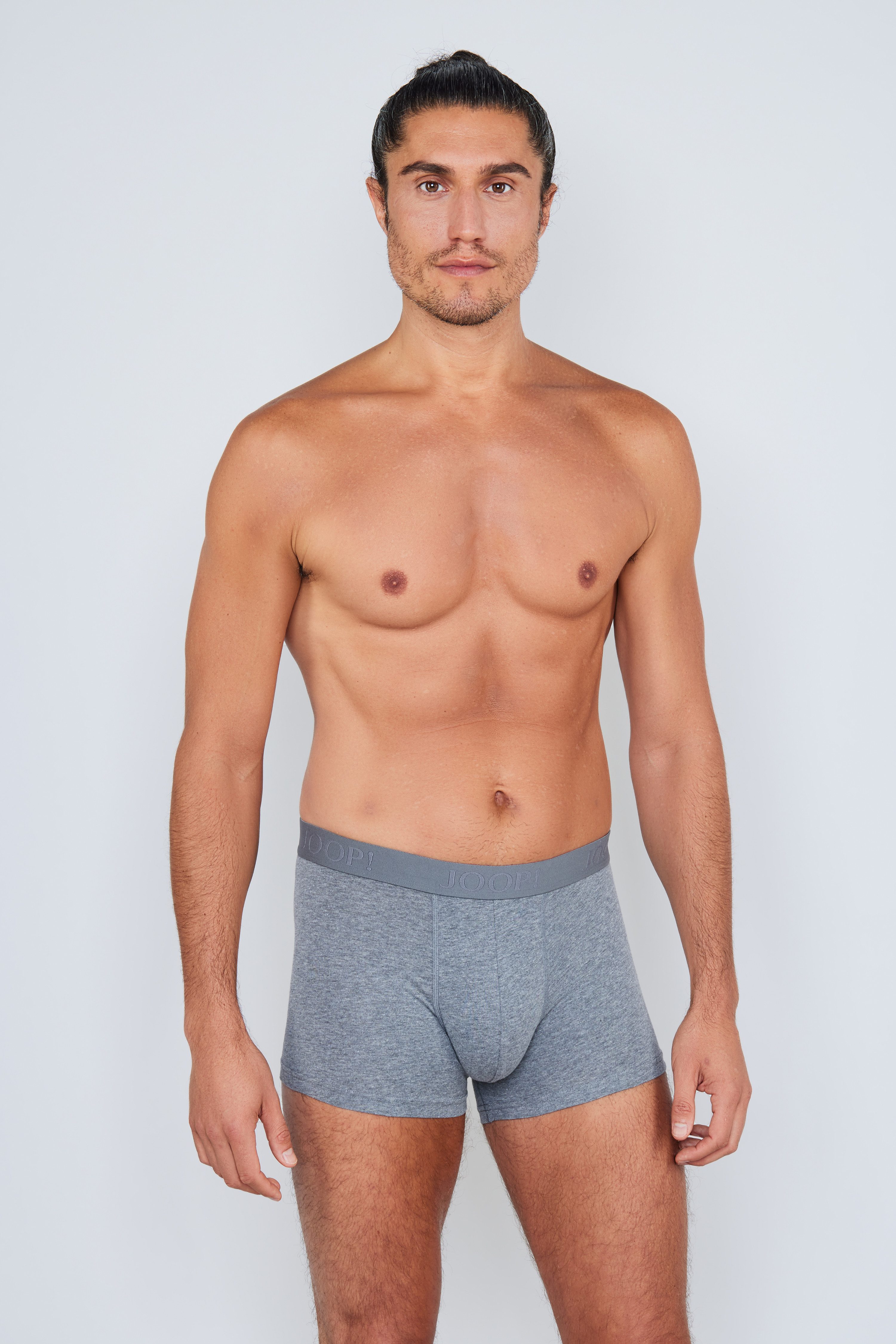 JOOP! Boxer Everyday (3er Pack) Cotton-Stretch, hüftiger Sitz, elastisch, Logo-Bund