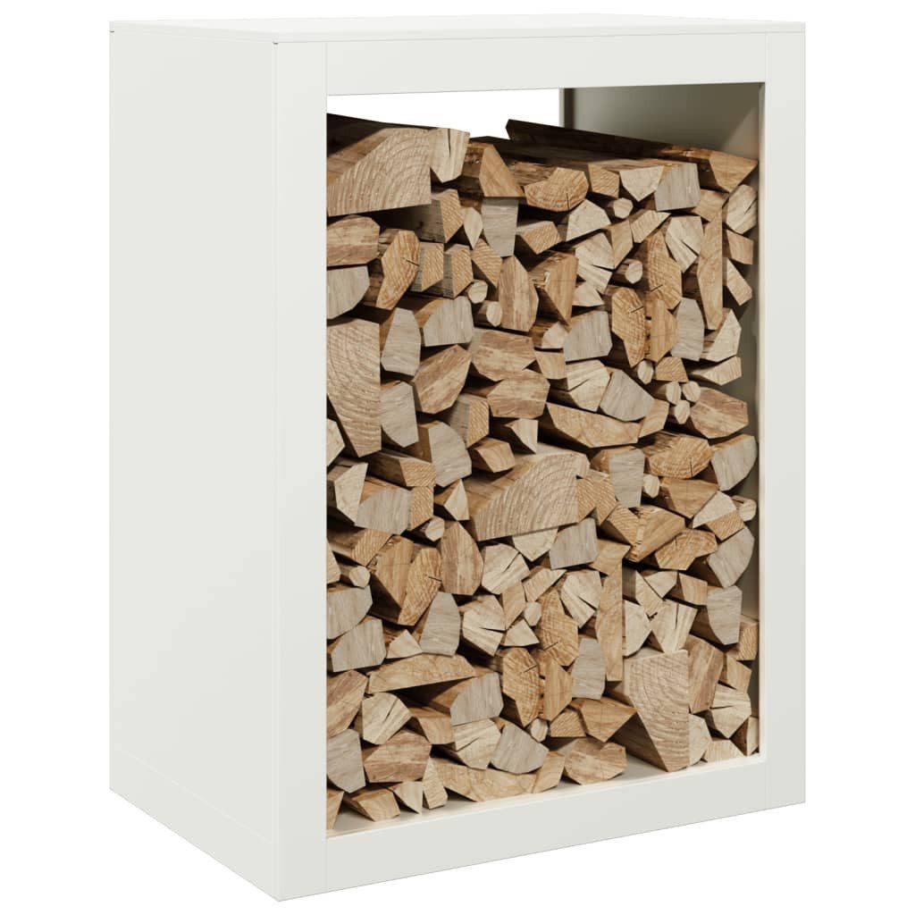 vidaXL Kaminholzregal Brennholzregal Weiß 60x40x80 cm günstig online kaufen