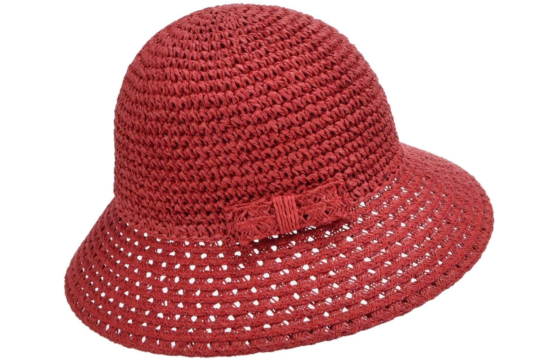 Seeberger Sonnenhut Papierstroh Glocke mit Schleife günstig online kaufen