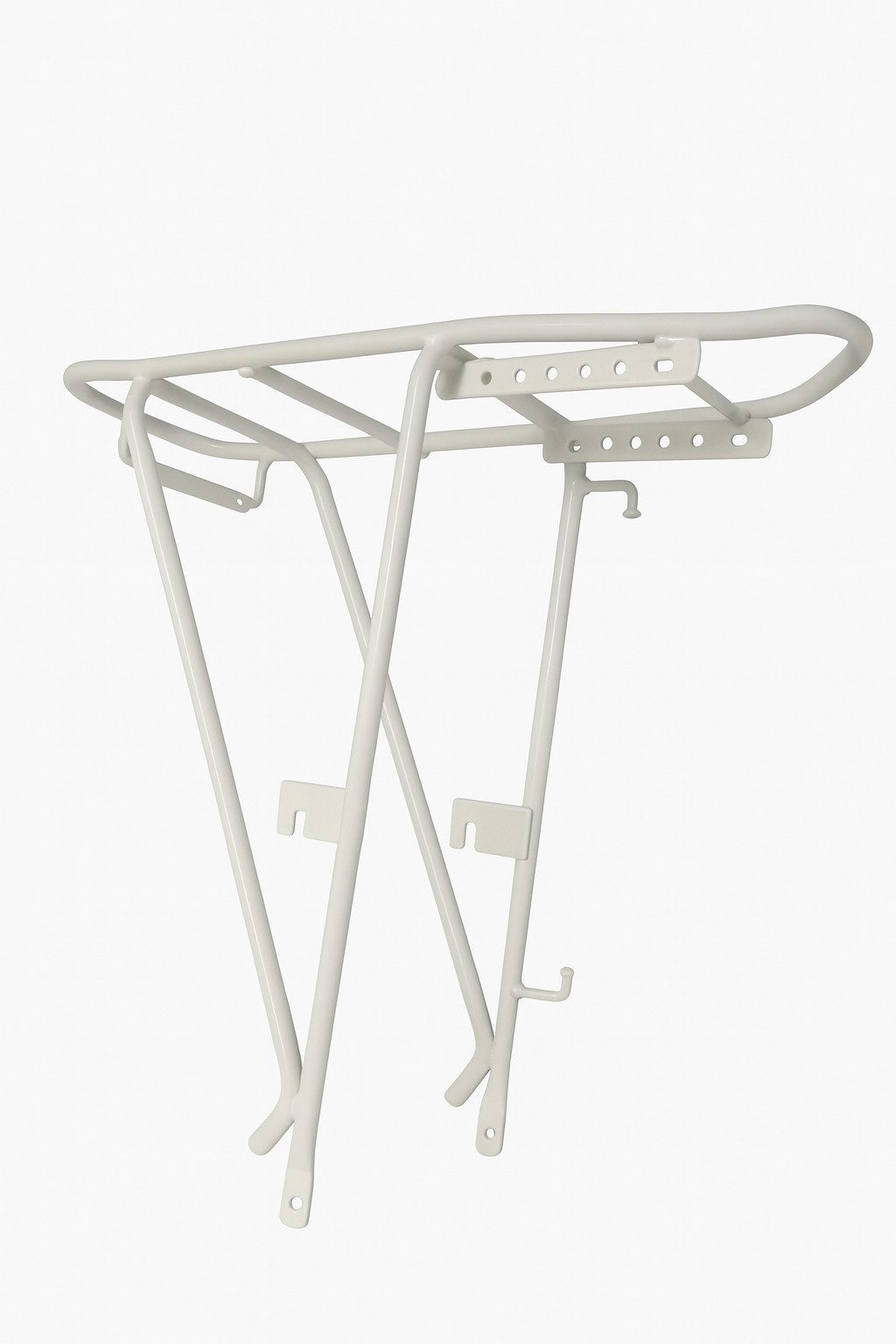 TiyoBike Fahrrad-Gepäckträger Gepäckträger weiß 28 Zoll Hinterrad gebogen