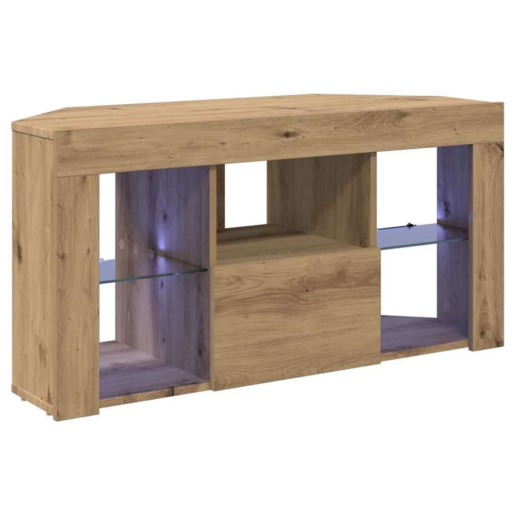 vidaXL TV-Schrank Eck-LED-TV-Schrank Artisan-Eiche 105 x 40 x 68 cm Holzwer günstig online kaufen