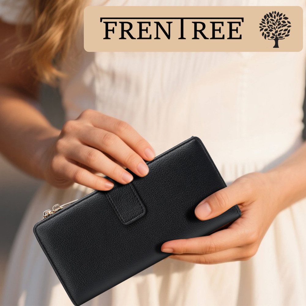 Frentree Geldbörse Damen Portemonnaie mit RFID Schutz, extra Fächern, für K günstig online kaufen