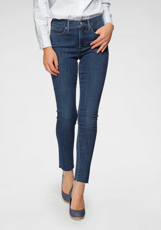 Levi's® Slim-fit-Jeans 311 Shaping Skinny im 5-Pocket-Stil, Einzelne Farben  mit offenem Fransensaum