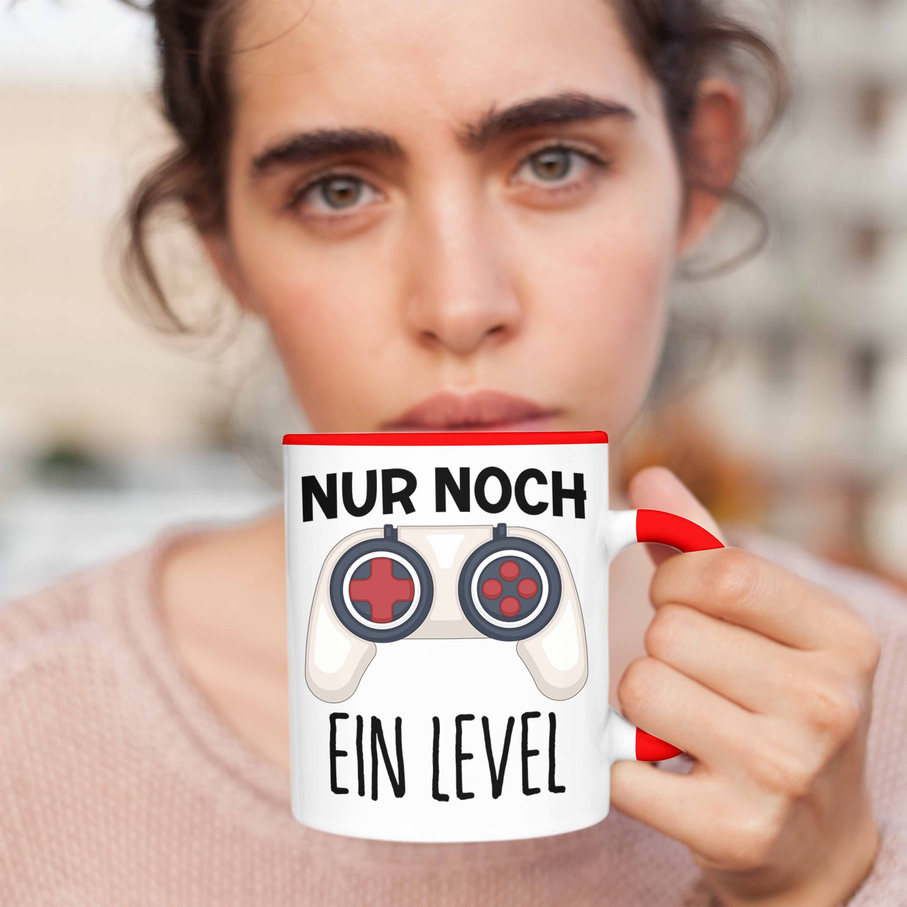 für Rot Geschenk Trendation Tasse Zocker Spruch Noch - Gamer Ein Level Trendation Nur Tasse