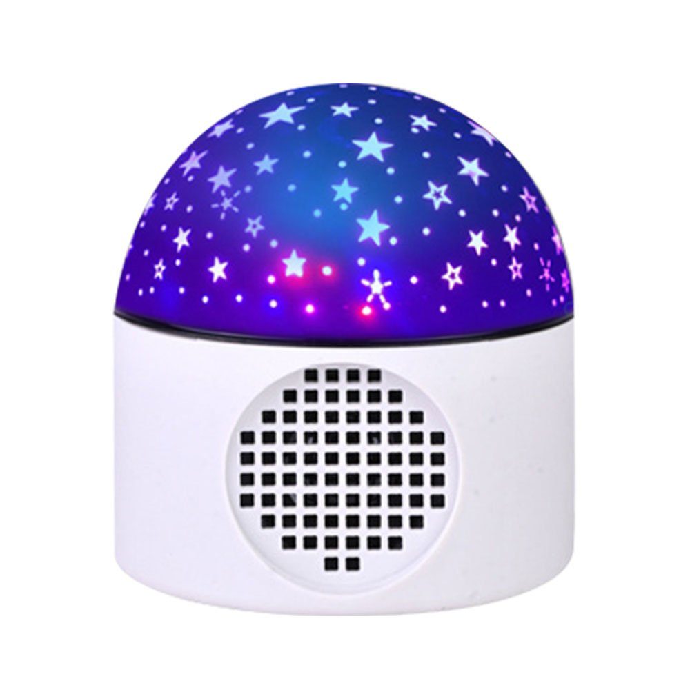 Sunicol LED Nachtlicht LED Discolicht, Bluetooth-Lautsprecher,Sound Activated Strobe,RGB, USB, Sternenlichter, RGB Weiß