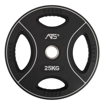 Trendy Sport Hantelscheiben Training Professionelle Gewichtsscheiben: 2x 5kg - 25kg + Stange 2,2m, (11-tlg), Hochwertige Gewichtsscheiben+Trainingsstange 2,2 m