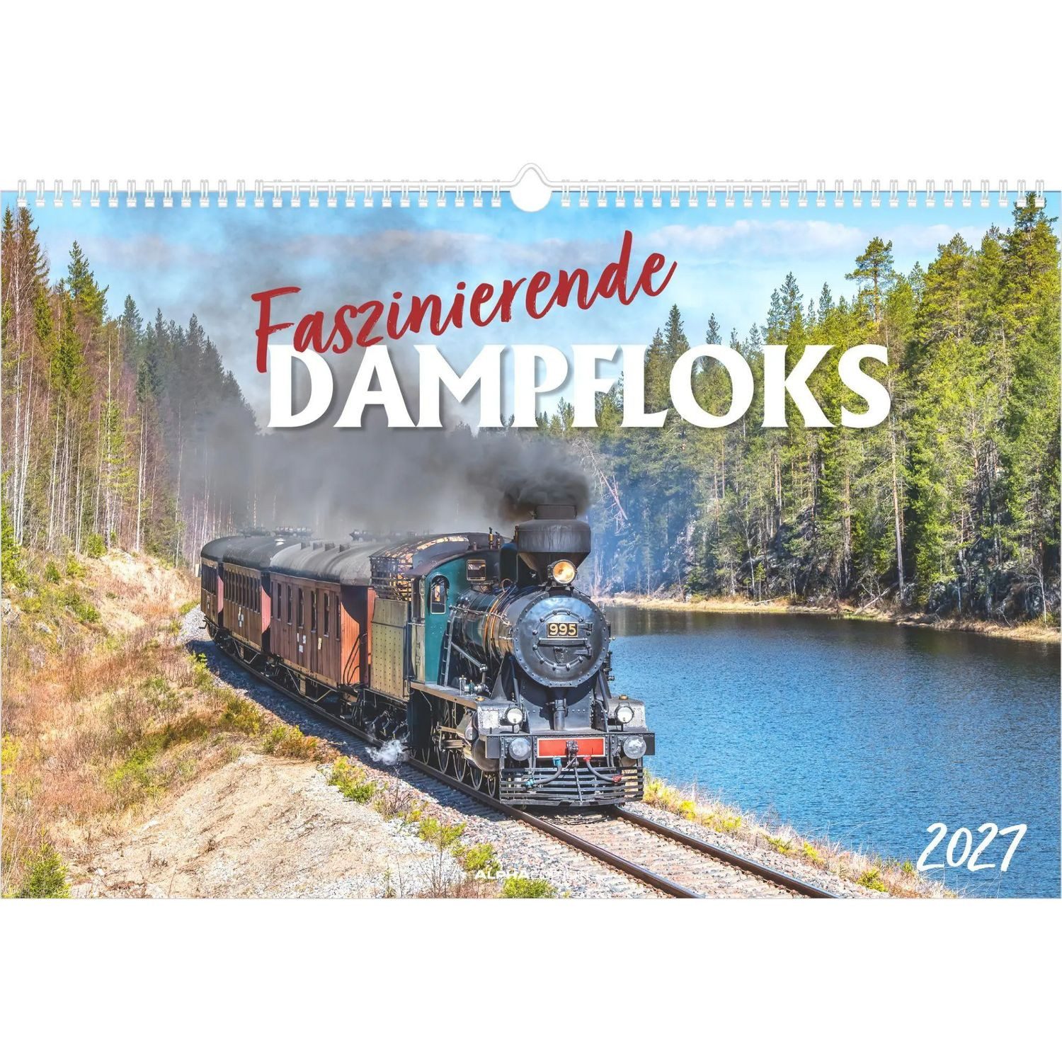 NEUMANN Wandkalender Faszinierende Dampfloks 2027