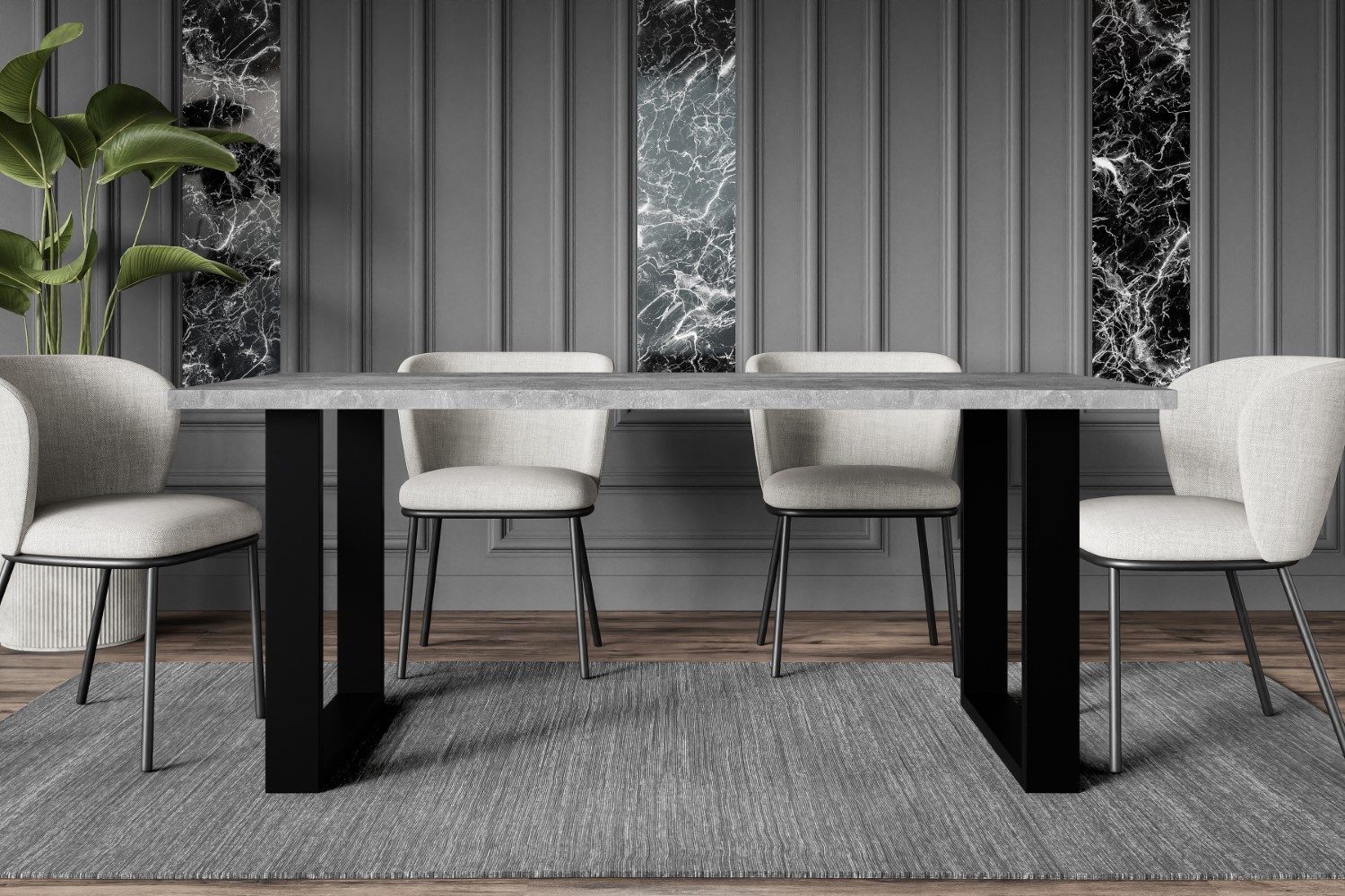 ALTDECOR Esstisch KLYN (Esstisch, Esszimmertische, Tisch günstig online kaufen