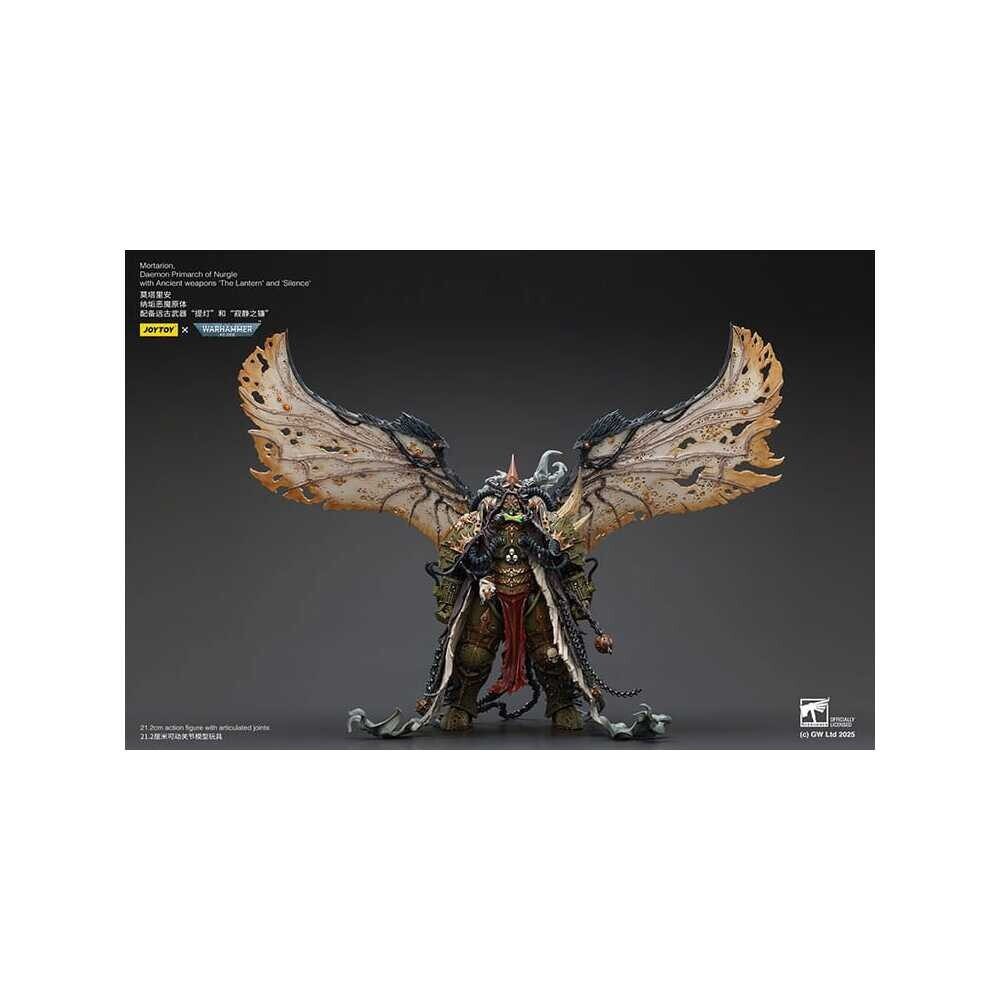 Joy Toy (CN) Actionfigur Warhammer 40k Actionfigur 1/18 Mortarion Daemon Primarch of Nurgle wit