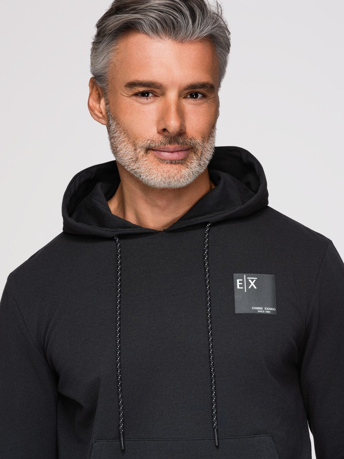 OMBRE Kapuzenshirt Herren Känguru-Sweatshirt mit Kapuze