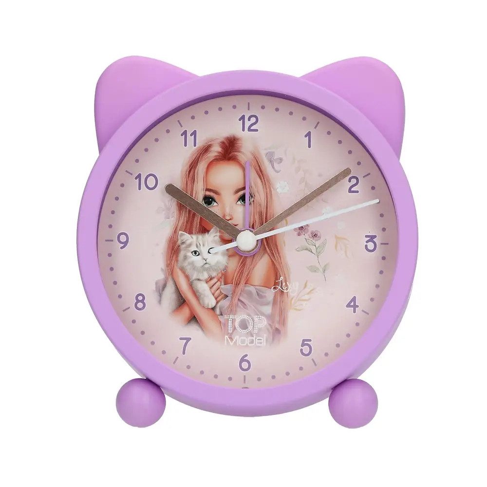 Depesche Uhr TOPModel Wecker BLOOMING KITTY