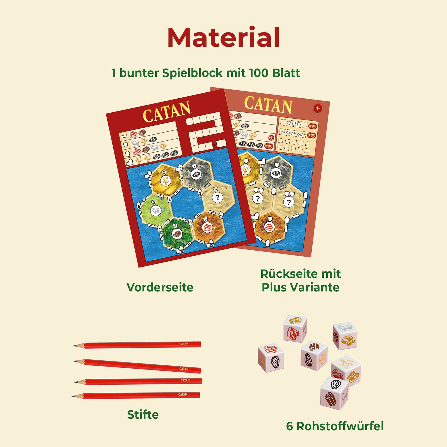 Kosmos Spiel CATAN Das Würfelspiel, Strategiespiel