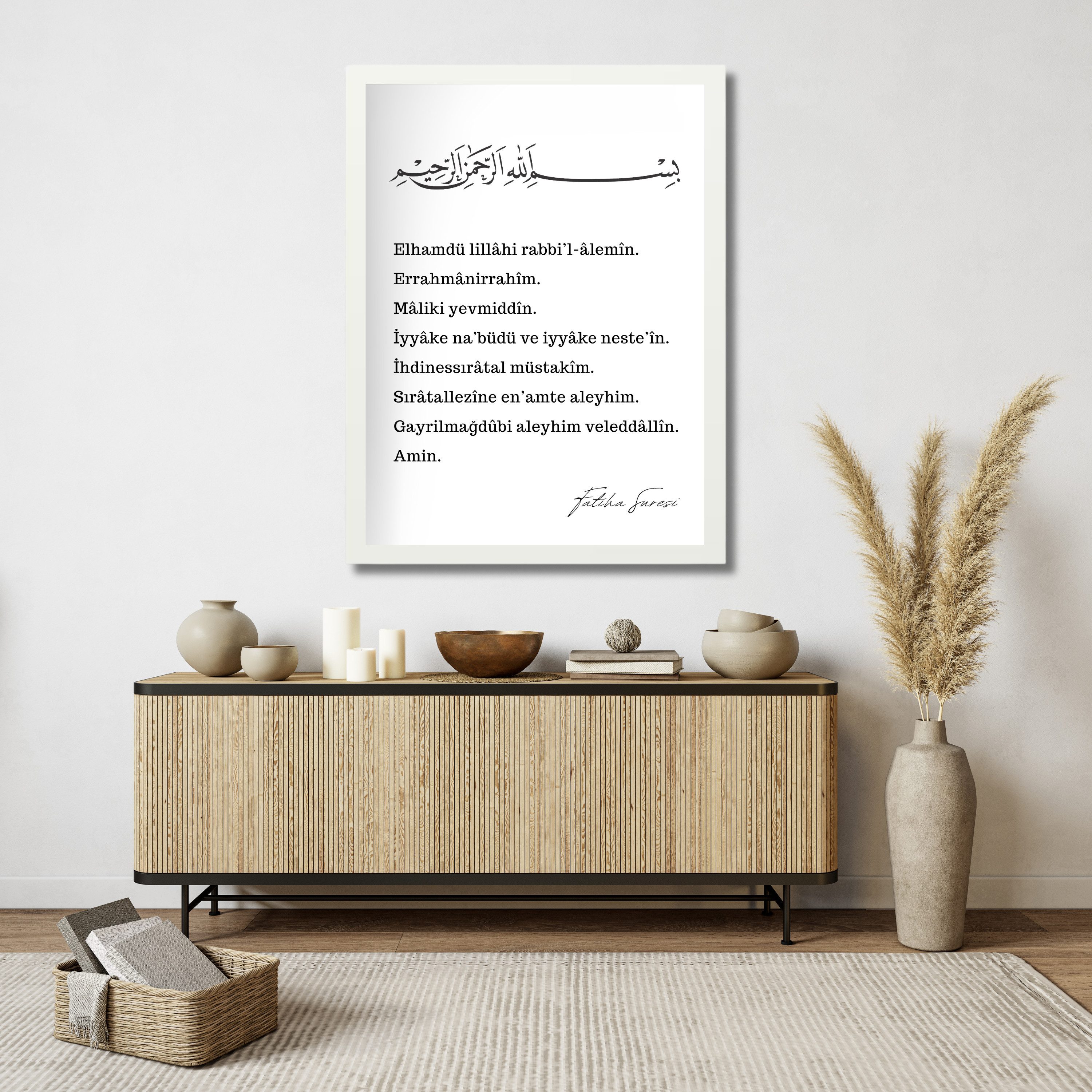 Egn Home Poster Fatiha Sure Wandbild günstig online kaufen