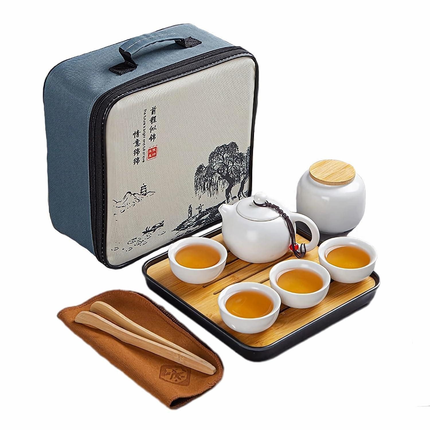 LuxusKollektion Teeservice Chinesisches Teeservice Set Keramik, Keramik