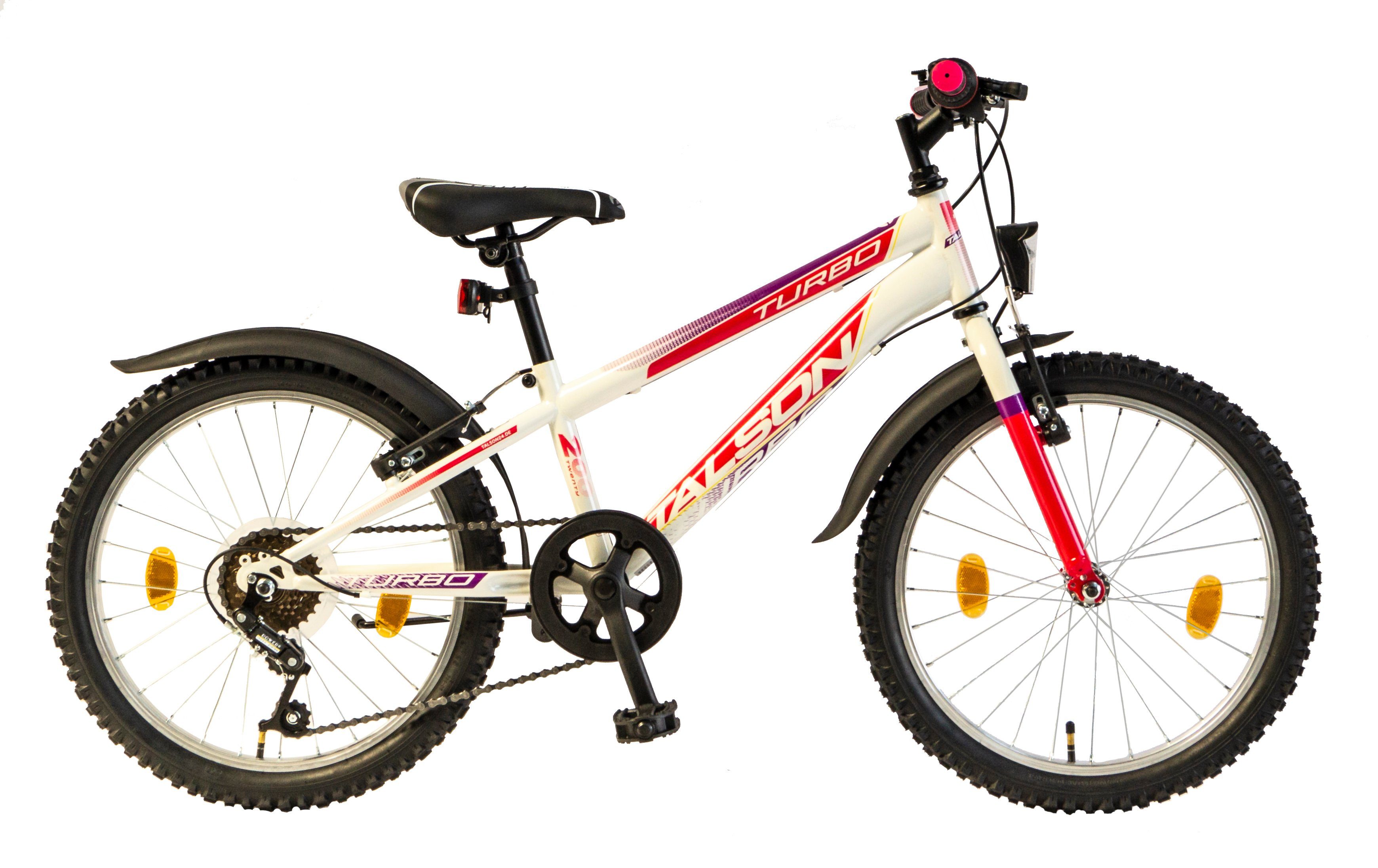 Talson Kinderfahrrad 20 Zoll TURBO, 6 Gang, Kettenschaltung, Zubehör nach StVZO