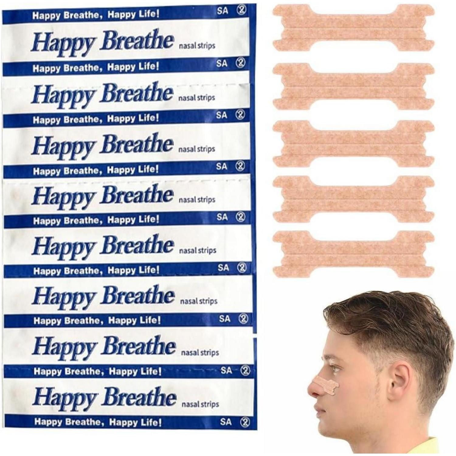 LuxusKollektion Nasenpflaster Nasenpflaster 200 Stück Größe L Schnarchstopper Atmung Schlaf