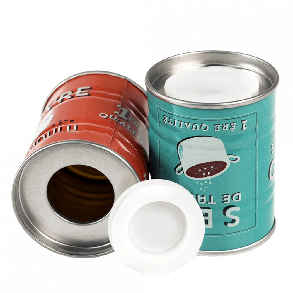 Rex London Salz- / Pfefferstreuer SEL & POIVRE, (Retro-Design, Set, 2-tlg), ca. Ø 5,2 x 6,7 cm (je Streuer)