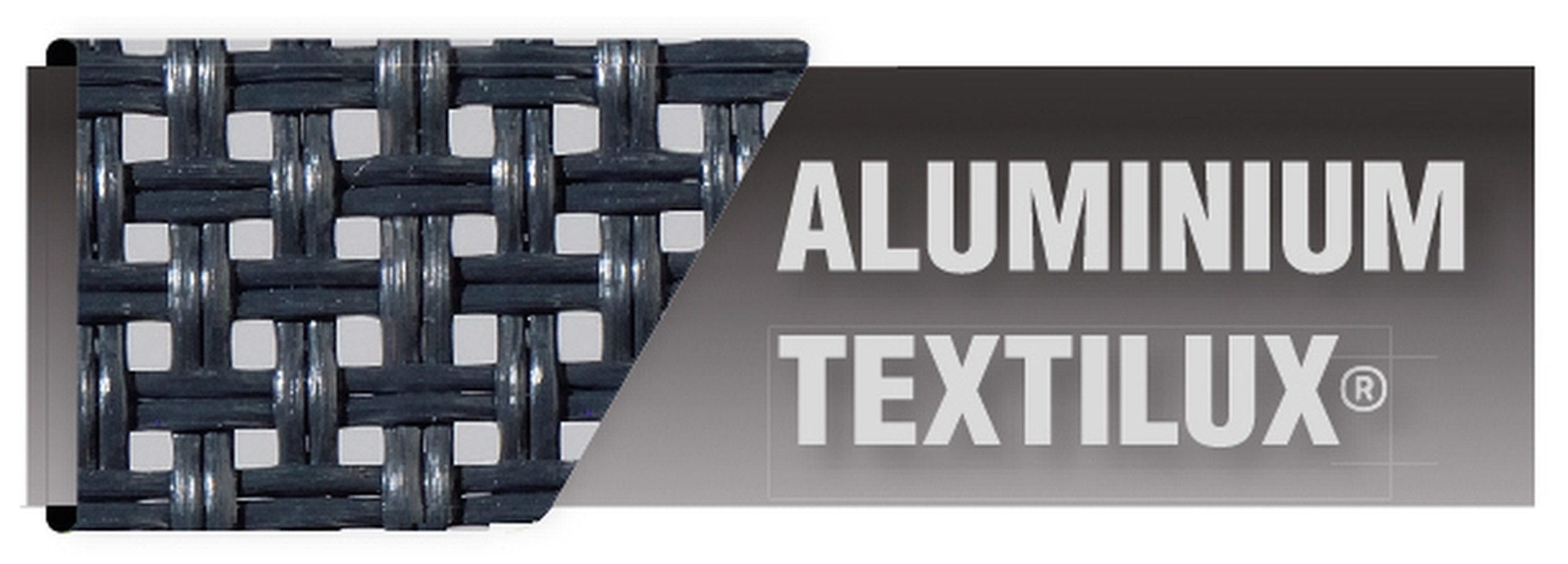 Sieger Gartenmöbel Gartenstuhl in Silbergrau, Kunstfasergewebe - 95x109x62cm (BxHxT)