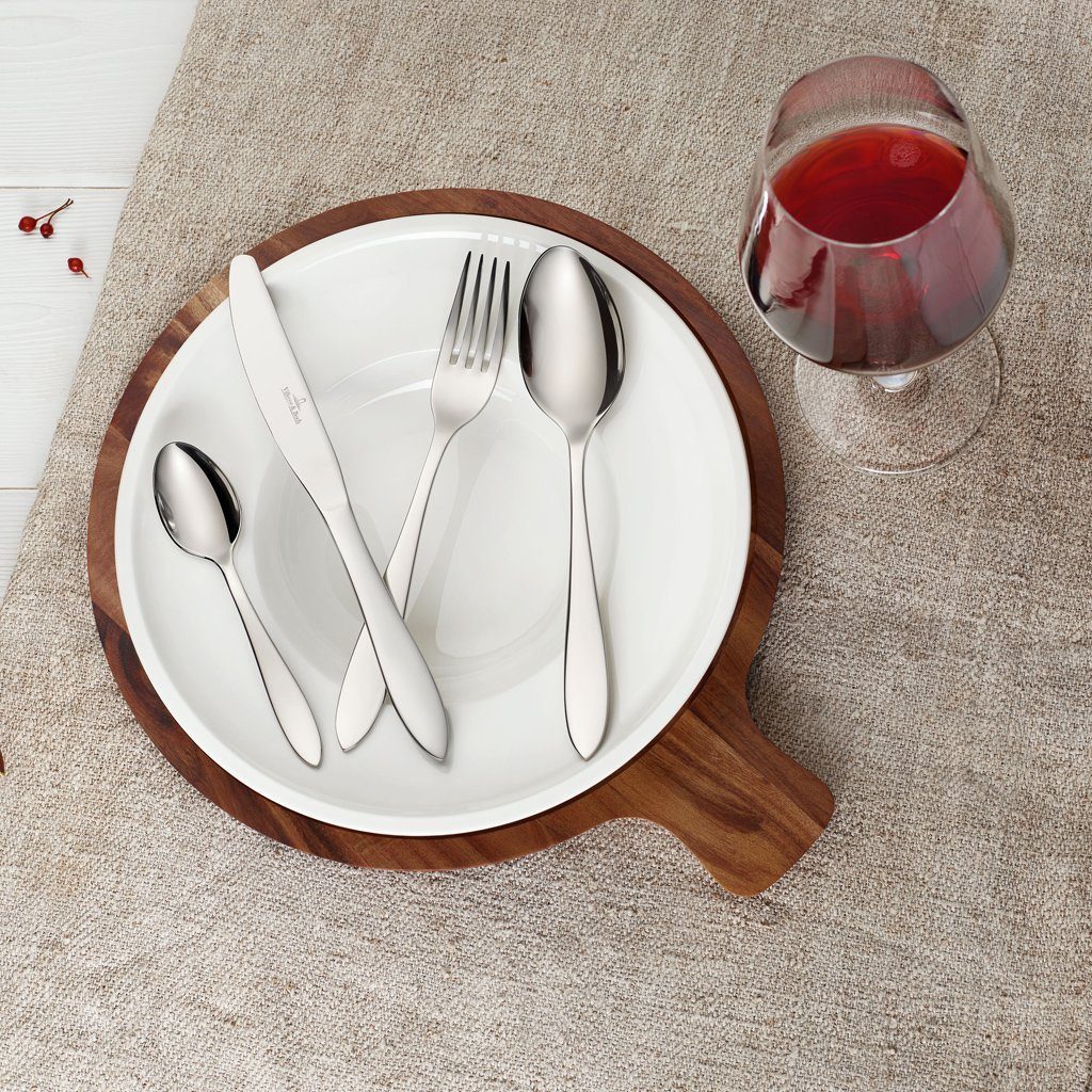 Villeroy & Boch Besteck-Set Arthur Tafelbesteck 24-teilig (24-tlg), 6 Personen, Edelstahl, Edelstahl, 24 Stck, spülmaschinenfest