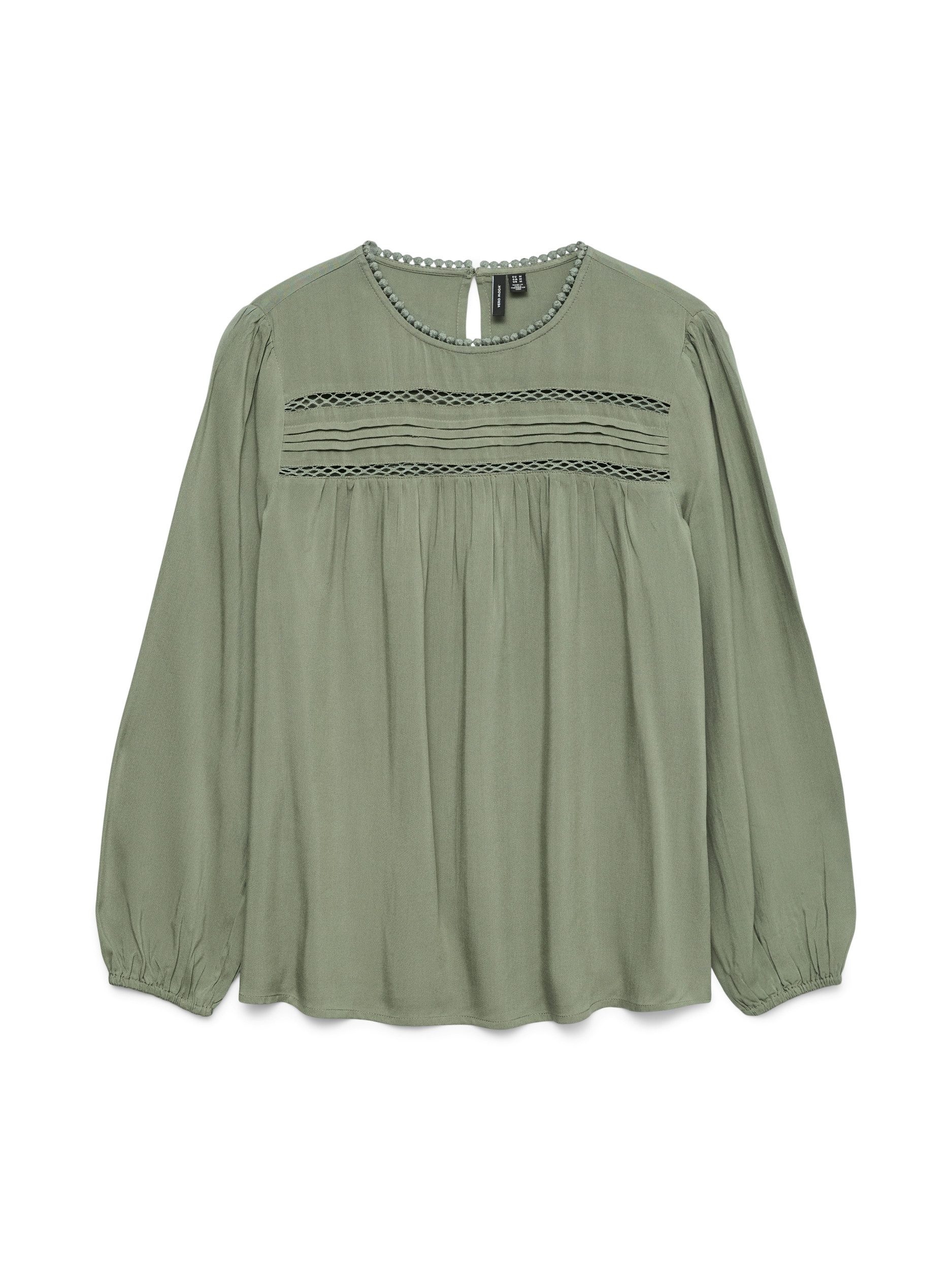 Vero Moda Blusenshirt VMDEBBIE LS PLEAT günstig online kaufen