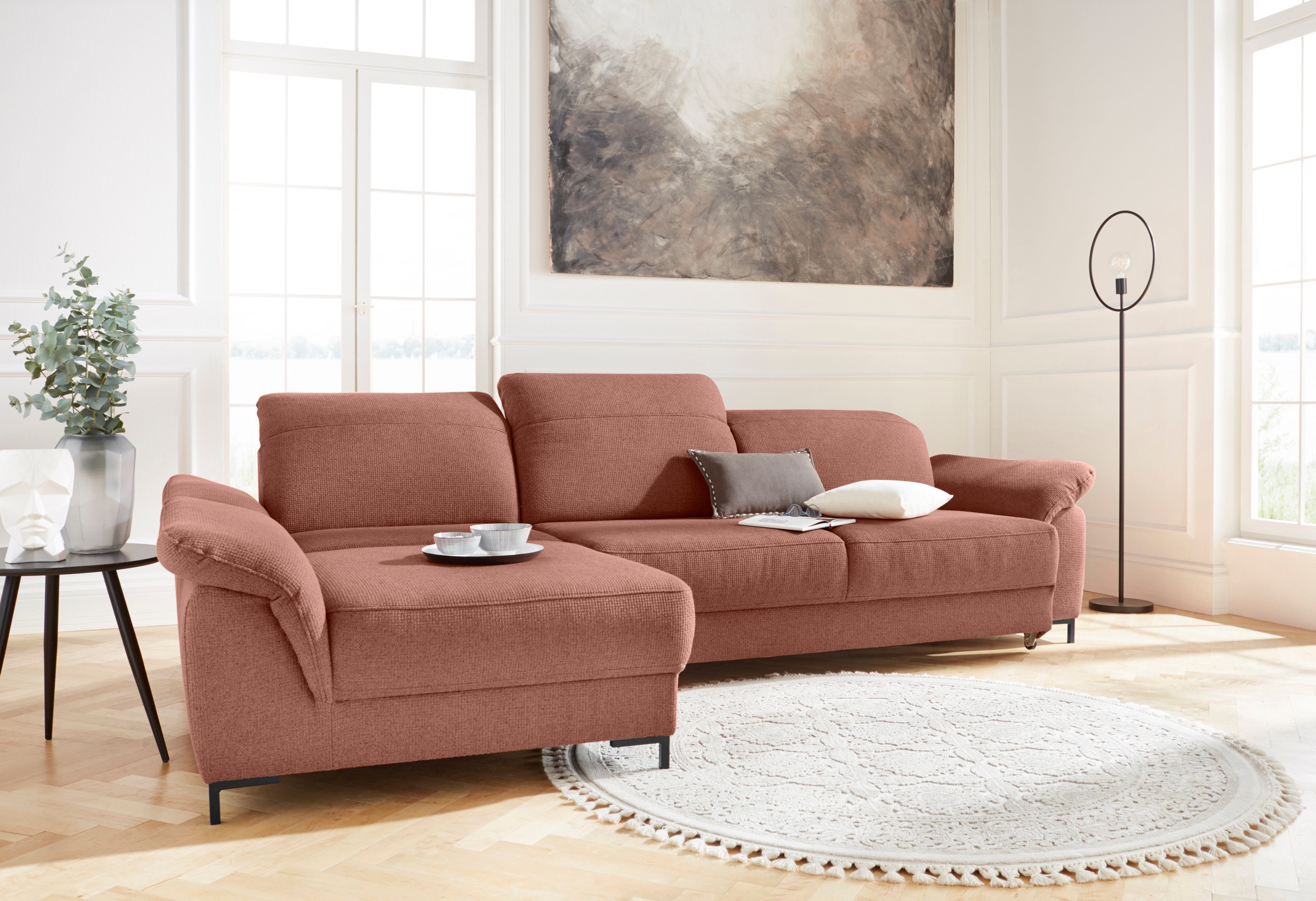DOMO collection Ecksofa, wahlweise mit Sitztiefen und Kopfteilverstellung online kaufen | OTTO DOMO collection Ecksofa, wahlweise mit Sitztiefen und Kopfteilverstellung online kaufen | OTTO