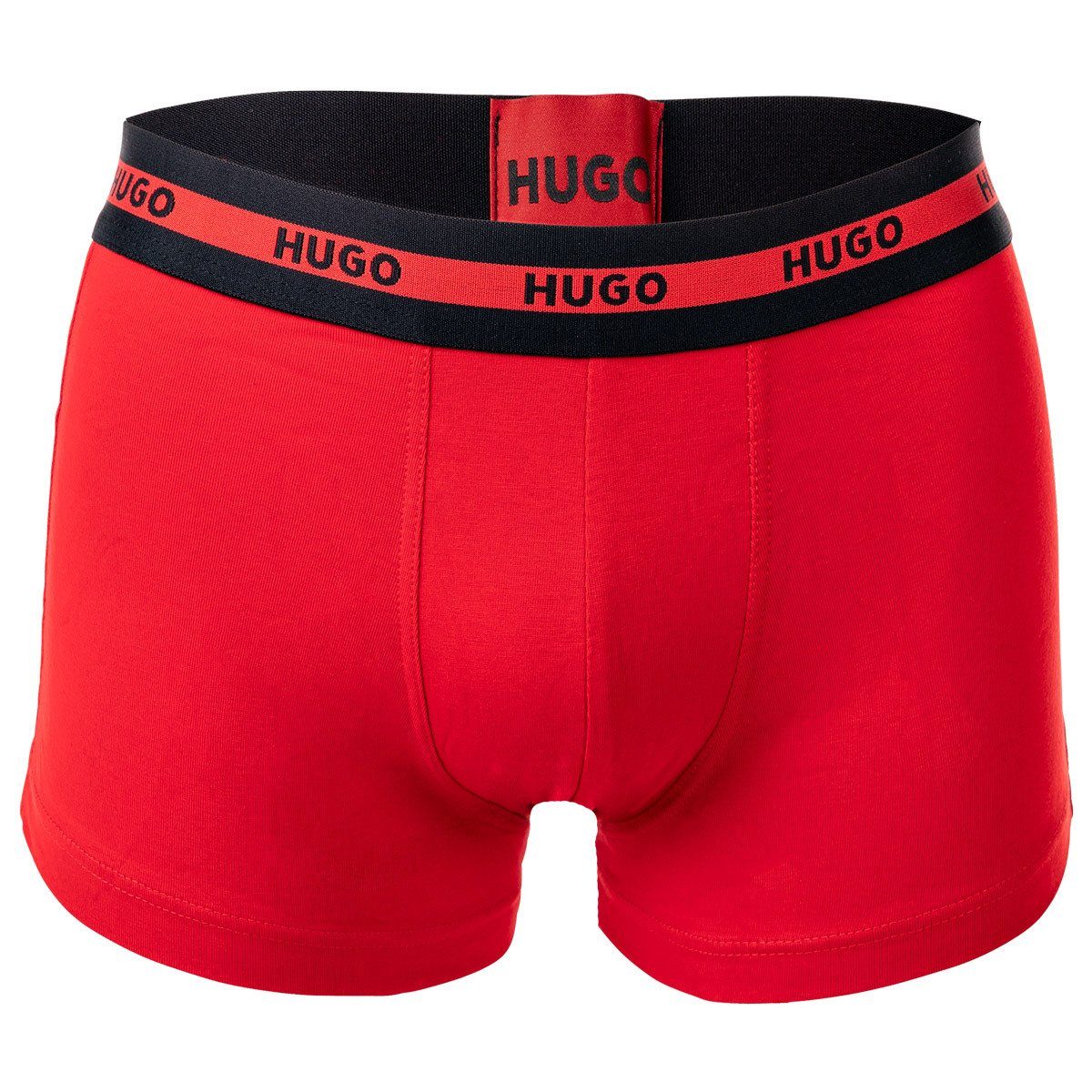 HUGO Boxer Herren Boxer Shorts, Pack 2er - Rot Pack Twin Trunks