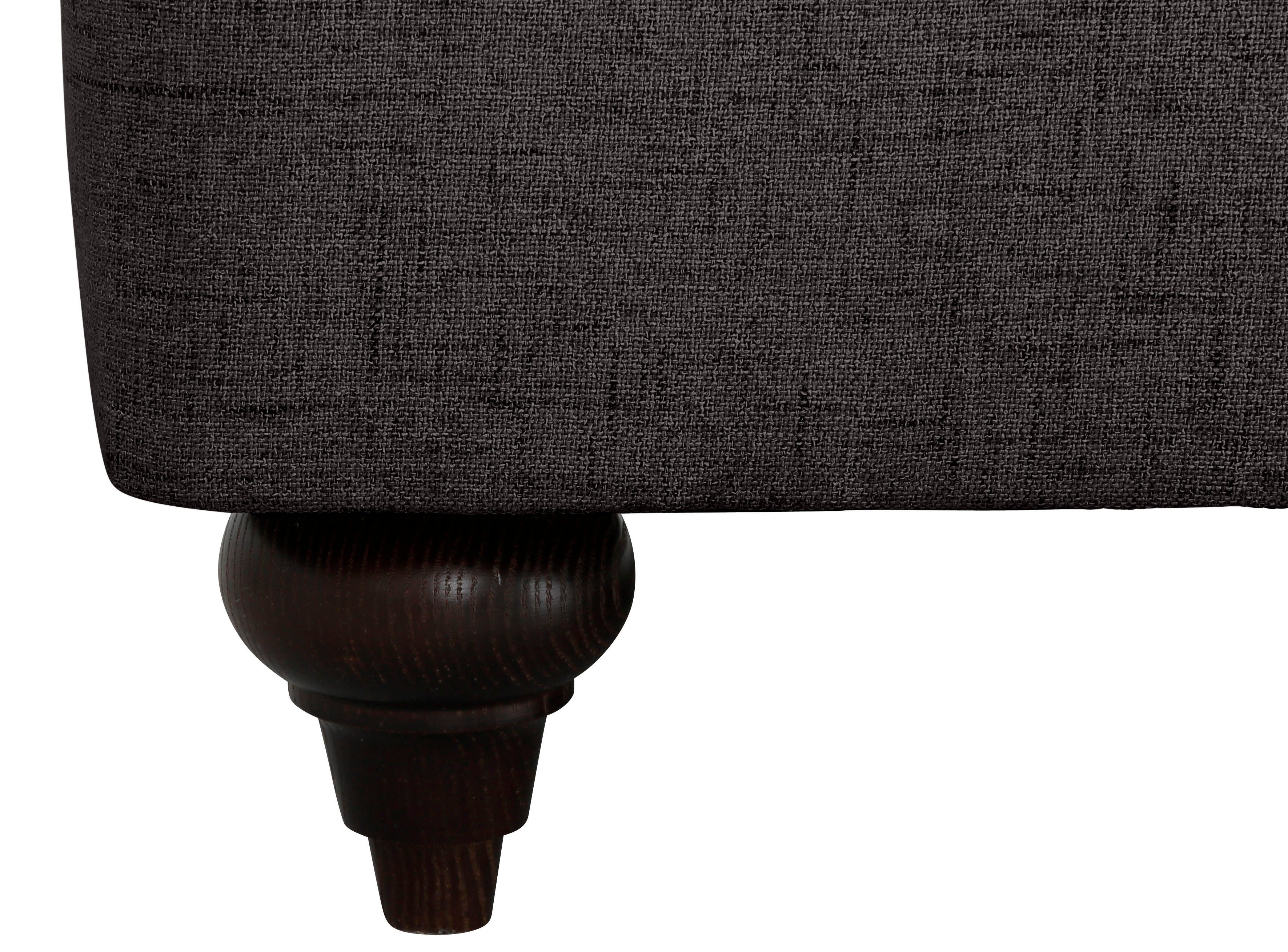 Home affaire 2-Sitzer verschiedenen hochwertigem mit dark Kaltschaum, Bloomer, erhältlich Farben in brown