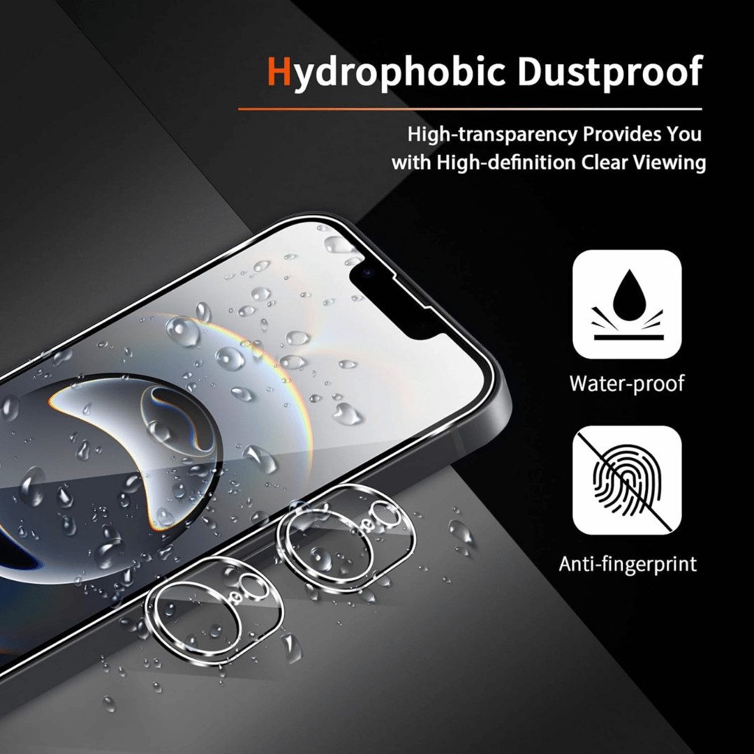 SmartUP Displayschutzglas 2X Schutzglas für Iphone 17e Display Kamera Panzerfolie Full Screen 9H für iPhone 17e, 4 Stück, Rundumschutz, passgenaue Verarbeitung – Bild 4 von 5