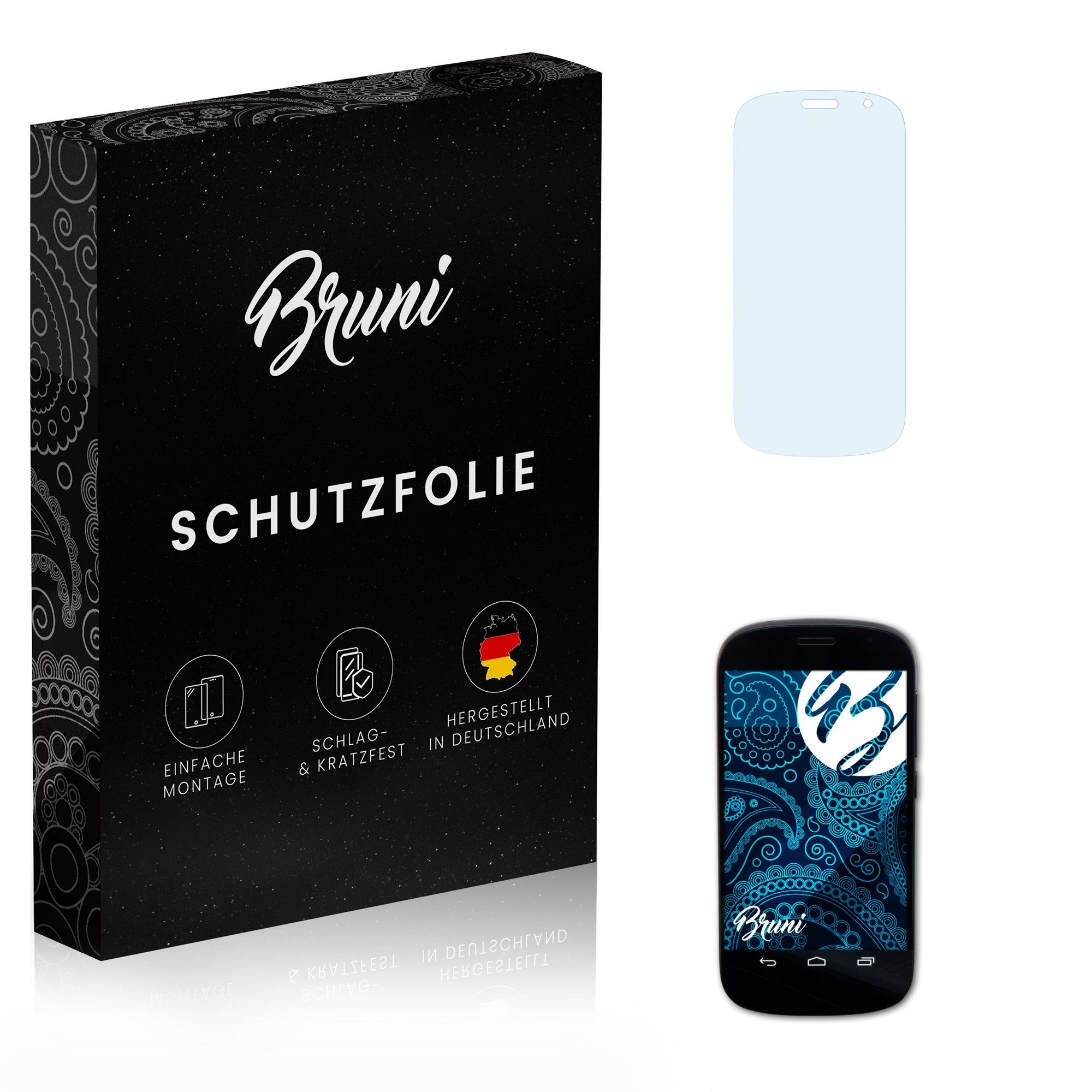 Schutzfolie Glasklare Displayschutzfolie für YotaPhone 2