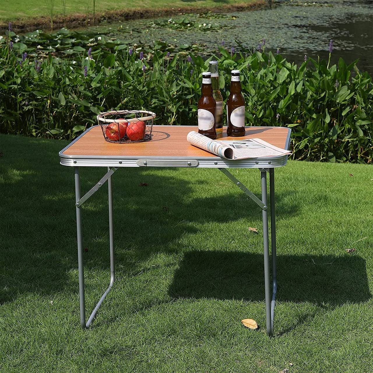 Woltu Campingtisch (1-St), mit Griff, zusammenklappbar günstig online kaufen