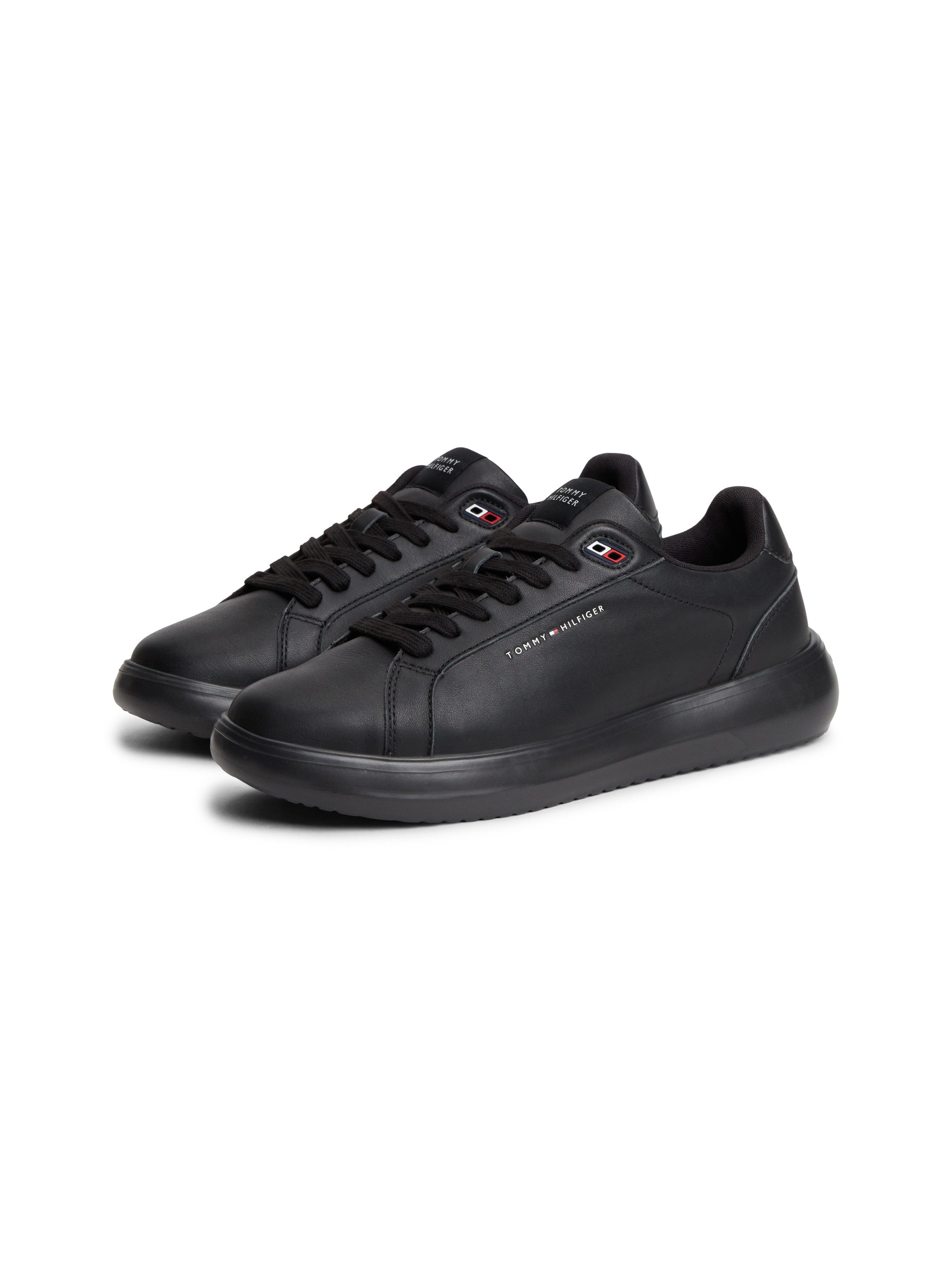 Tommy Hilfiger LIGHT CHUNKY LEATHER SNEAKER Sneaker Freizeitschuh, Halbschuh, Schnürer mit TH-Logoprägung