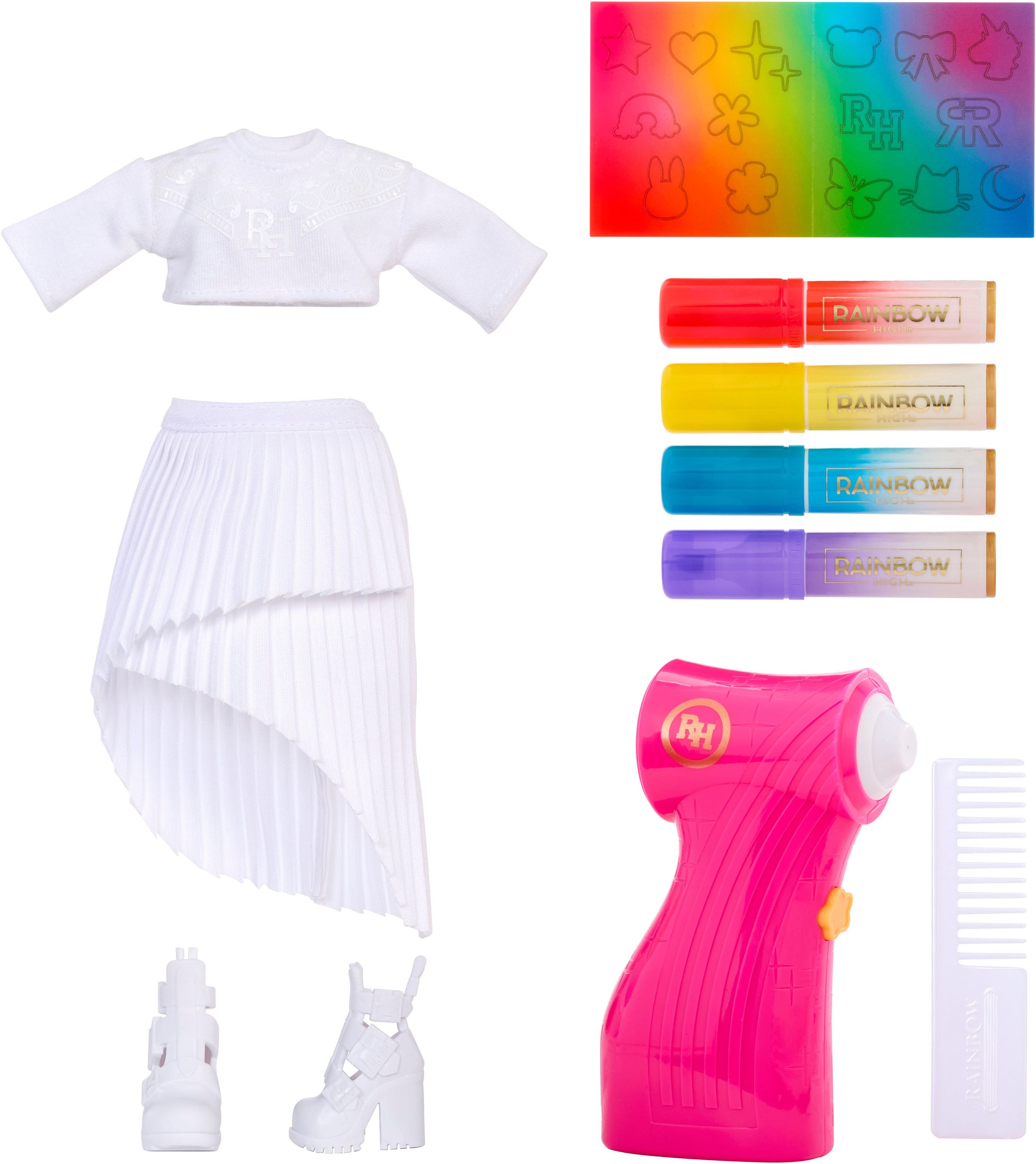 Rainbow High Anziehpuppe Air Brush & Create Fashion Dolls - Purple Eyes günstig online kaufen