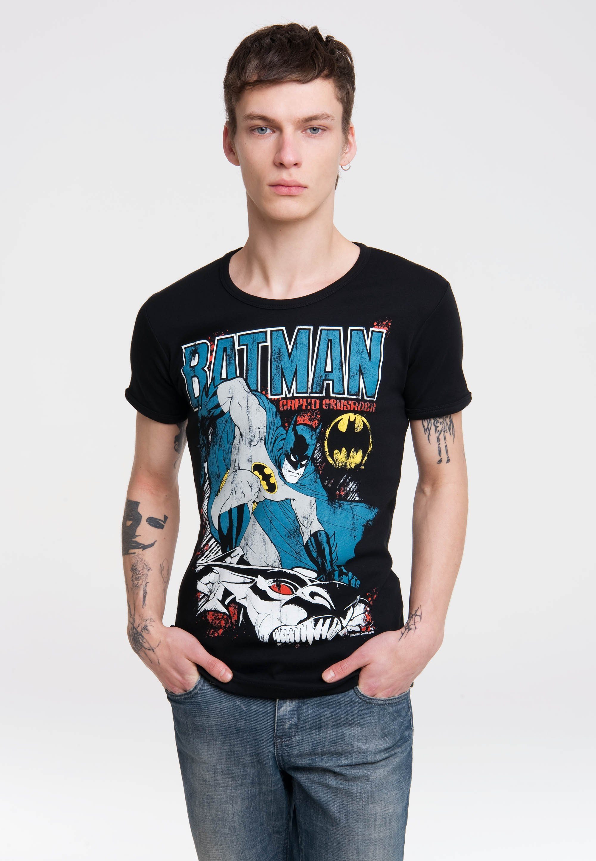 LOGOSHIRT T-Shirt Batman mit lässigem Retro-Print | T-Shirts