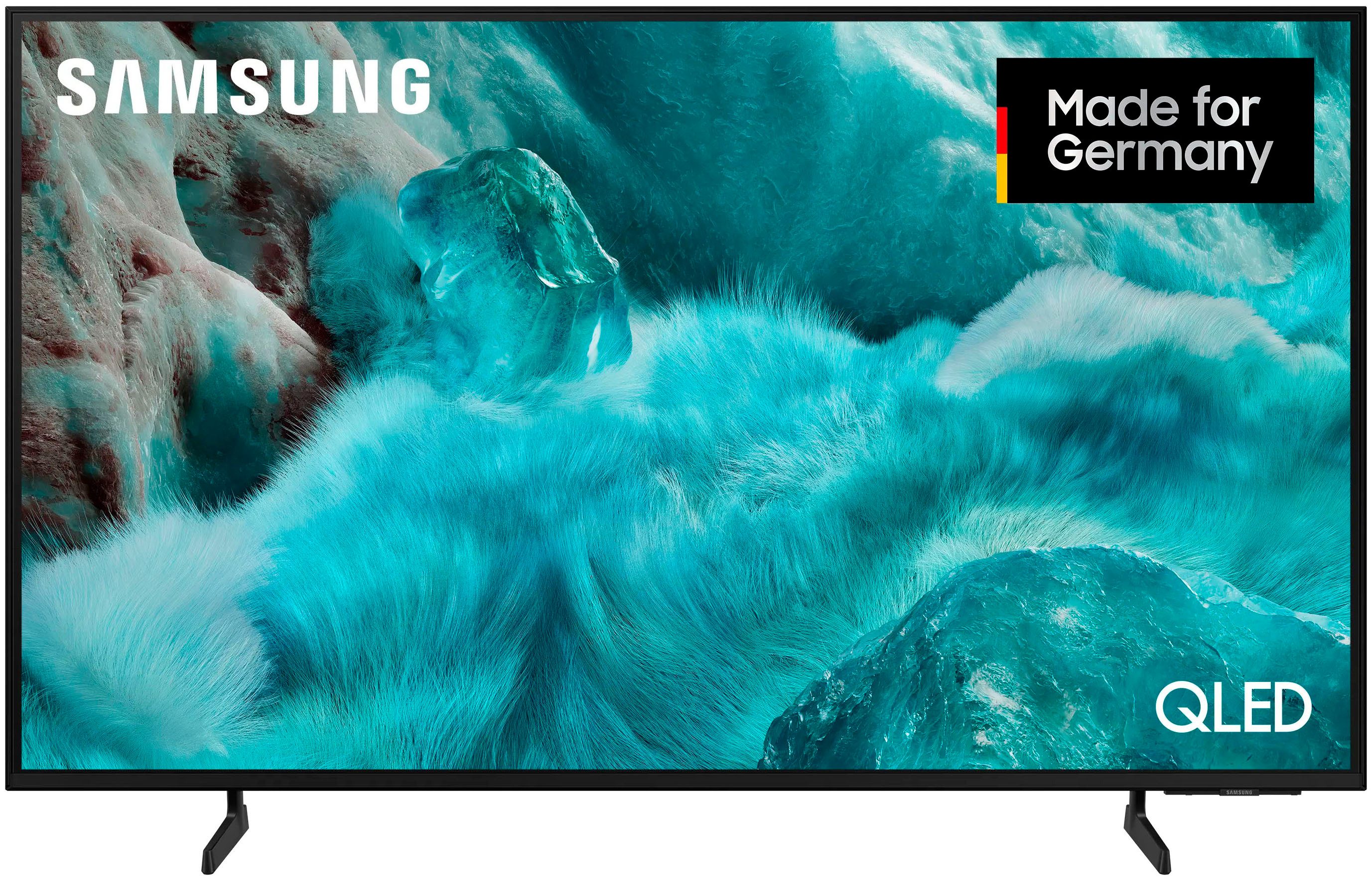 Samsung GQ55Q7F2AU QLED-Fernseher (138 cm/55 Zoll, 4K Ultra HD, Smart-TV, Quantum HDR, Knox Security, Art Store, 3D Sound, Gaming Hub, AI TV)