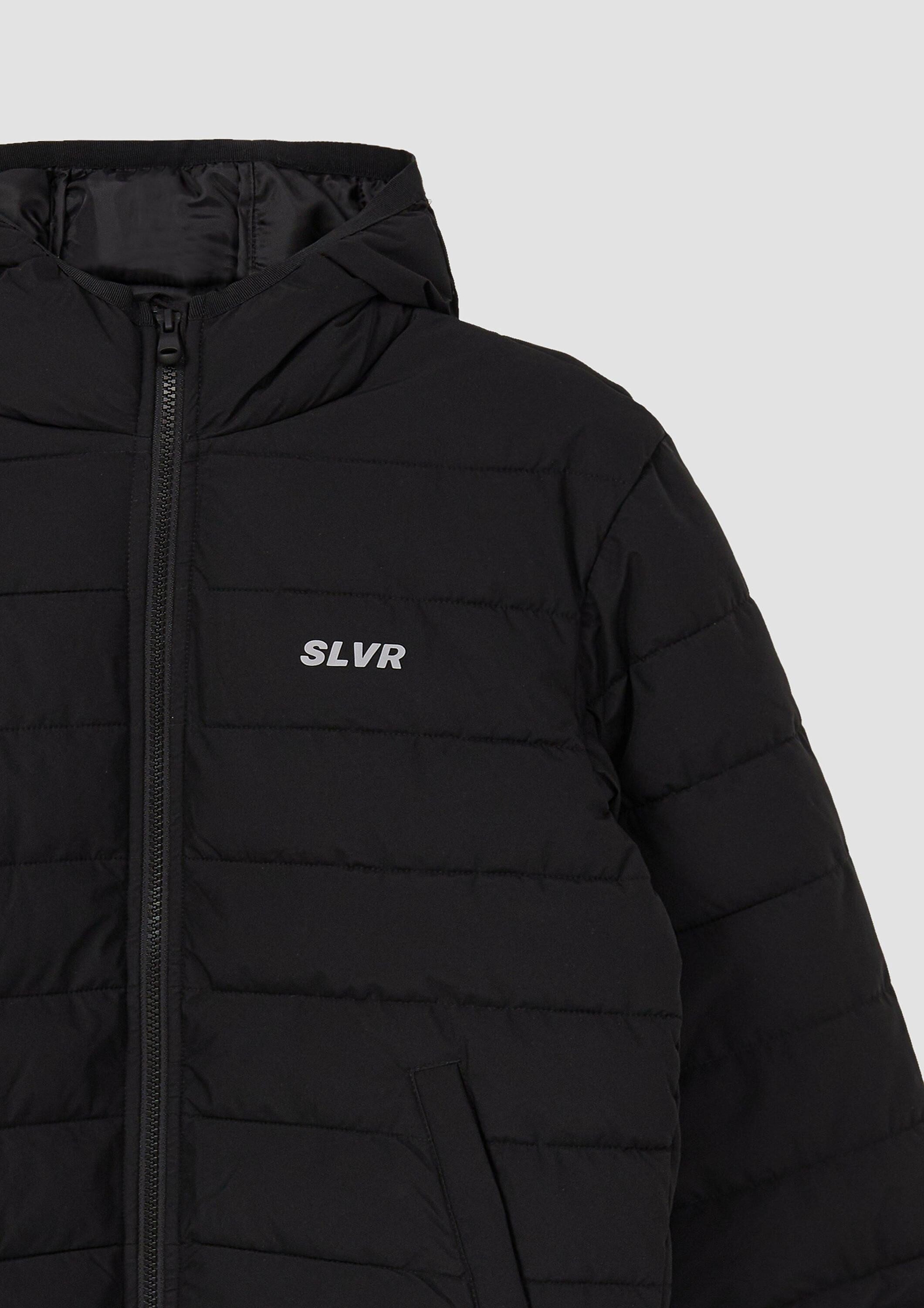 s.Oliver Funktionsjacke Outdoor-Jacke Oversized-Steppjacke mit fixierter Kapuze – Bild 4 von 4