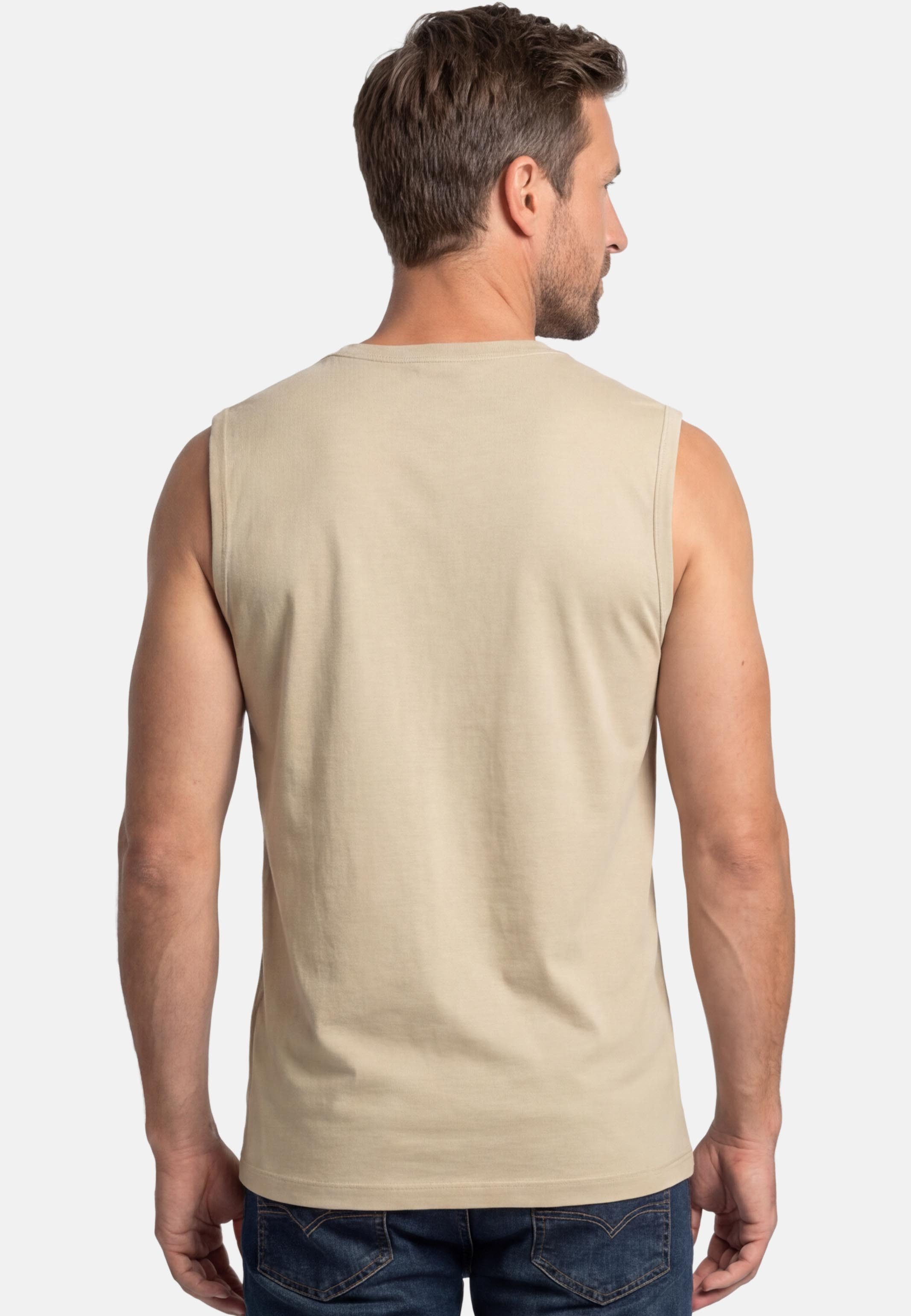 RAGMAN Unterhemd 2er Pack Basic (Spar-Set, 2-St) Unterhemd / Tanktop - Baumwolle - Atmungsaktiv