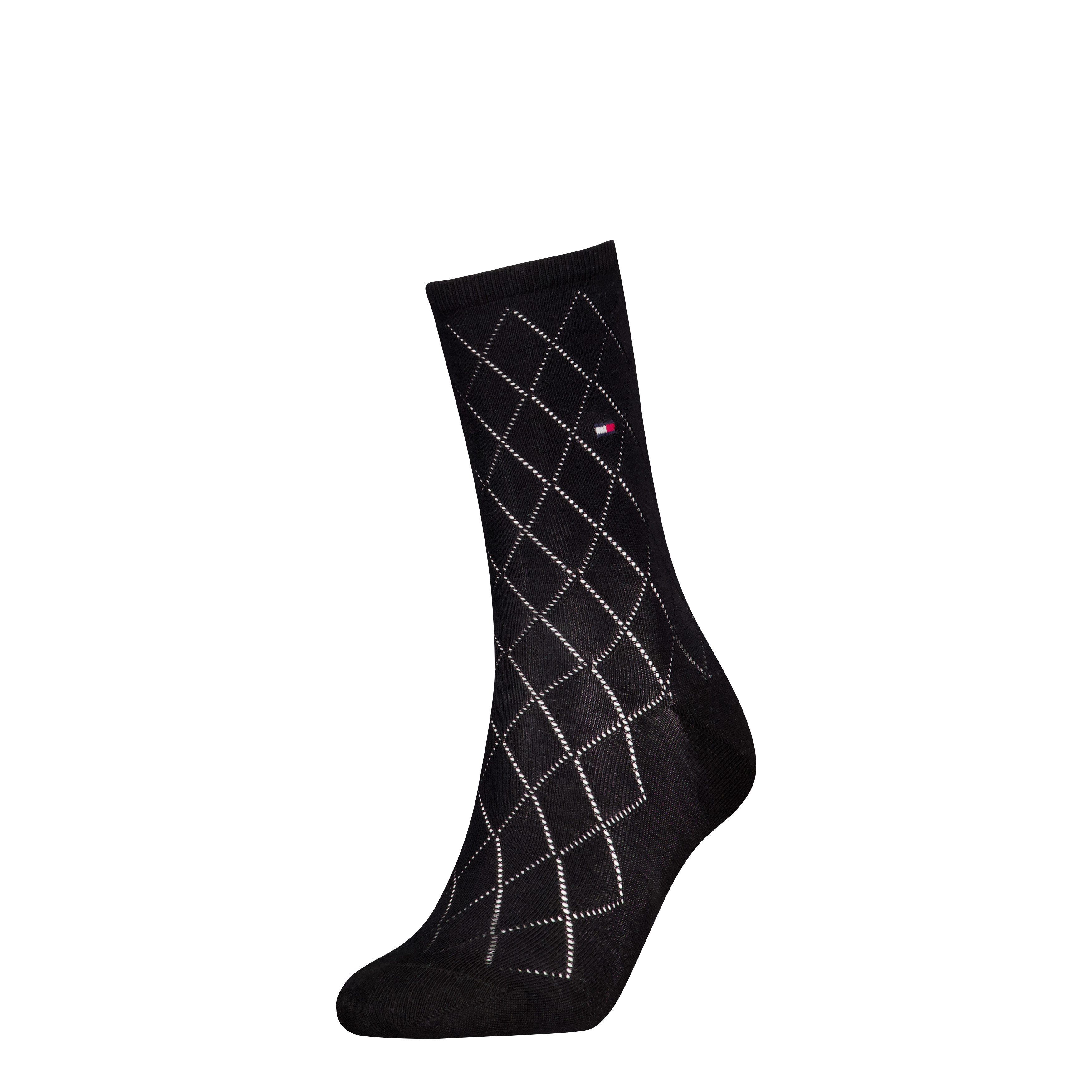 Tommy Hilfiger Socken TH WOMEN SOCK PREMIUM ARGYLE