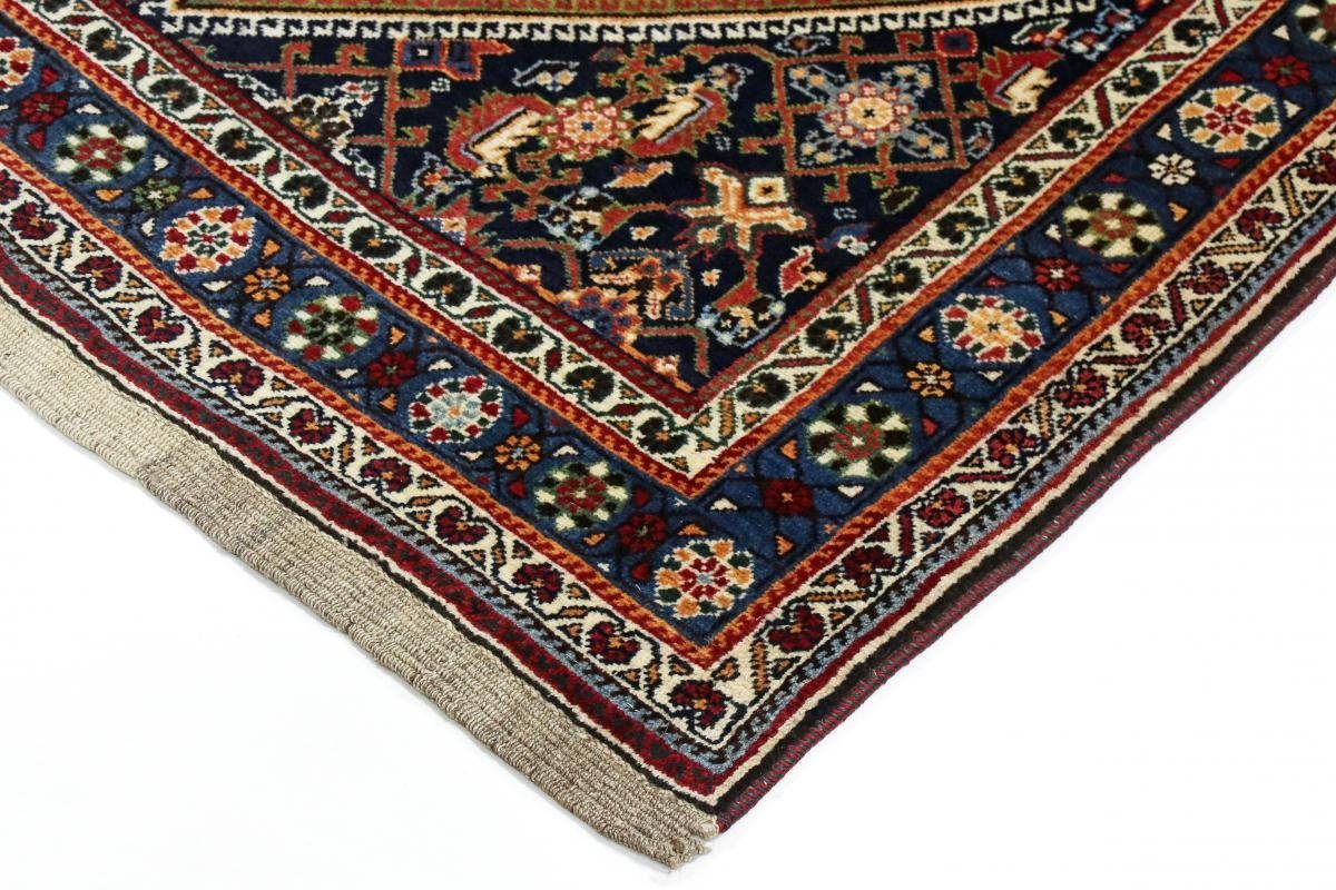 Nain Orientteppich Antik 139x243 Perserteppich, rechteckig, / Handgeknüpfter Orientteppich Ghashghai 12 mm Trading, Höhe: