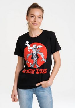 LOGOSHIRT T-Shirt Lucky Luke - Daisytown mit lizenziertem Print