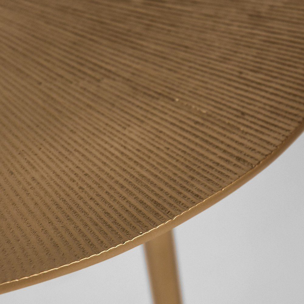 in Lilou aus Couchtisch Möbel RINGO-Living 450x600mm, Beistelltisch 3er-Set Gold Metall