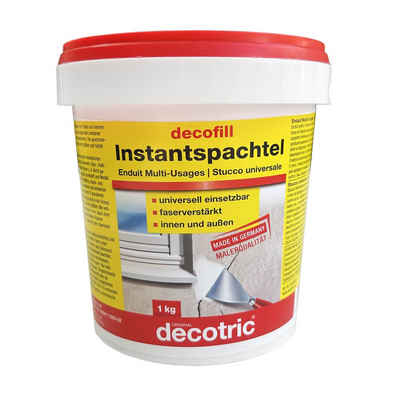 PUFAS Spachtelmasse decotric decofill Instantspachtel, 1 kg, für Innen und Außen