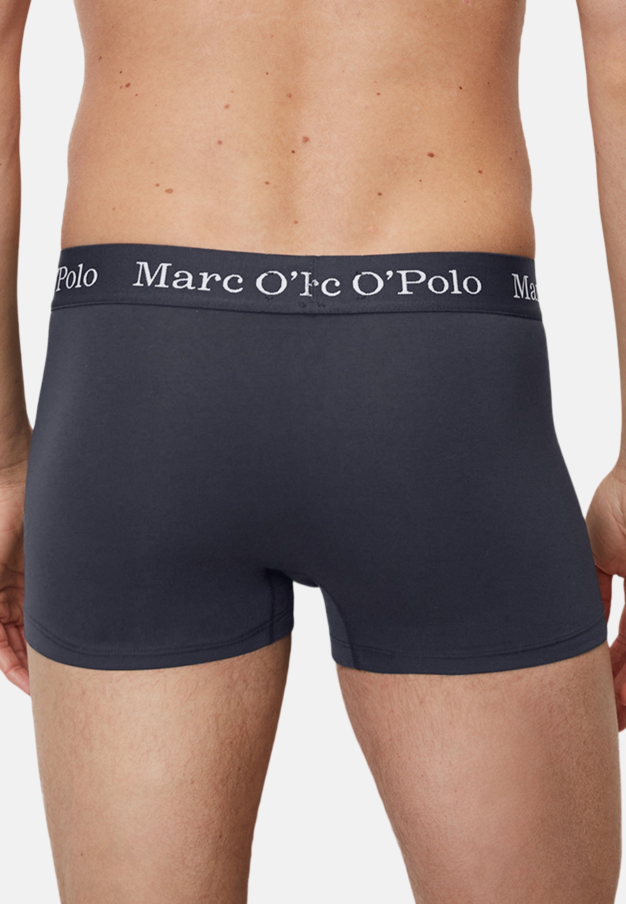 Ohne Organic Baumwolle Elements Short Navy/Grey - - Melange O'Polo Retro (Spar-Set, Pack Pant - Cotton Marc Retro / Boxer 10-St) 10er Eingriff