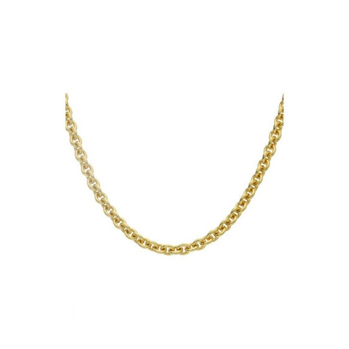 JuwelmaLux Goldkette Halskette Gold Rundankerkette 55 cm (1-tlg) Damen Halskette Gold 585/000 inkl. Schmuckschachtel