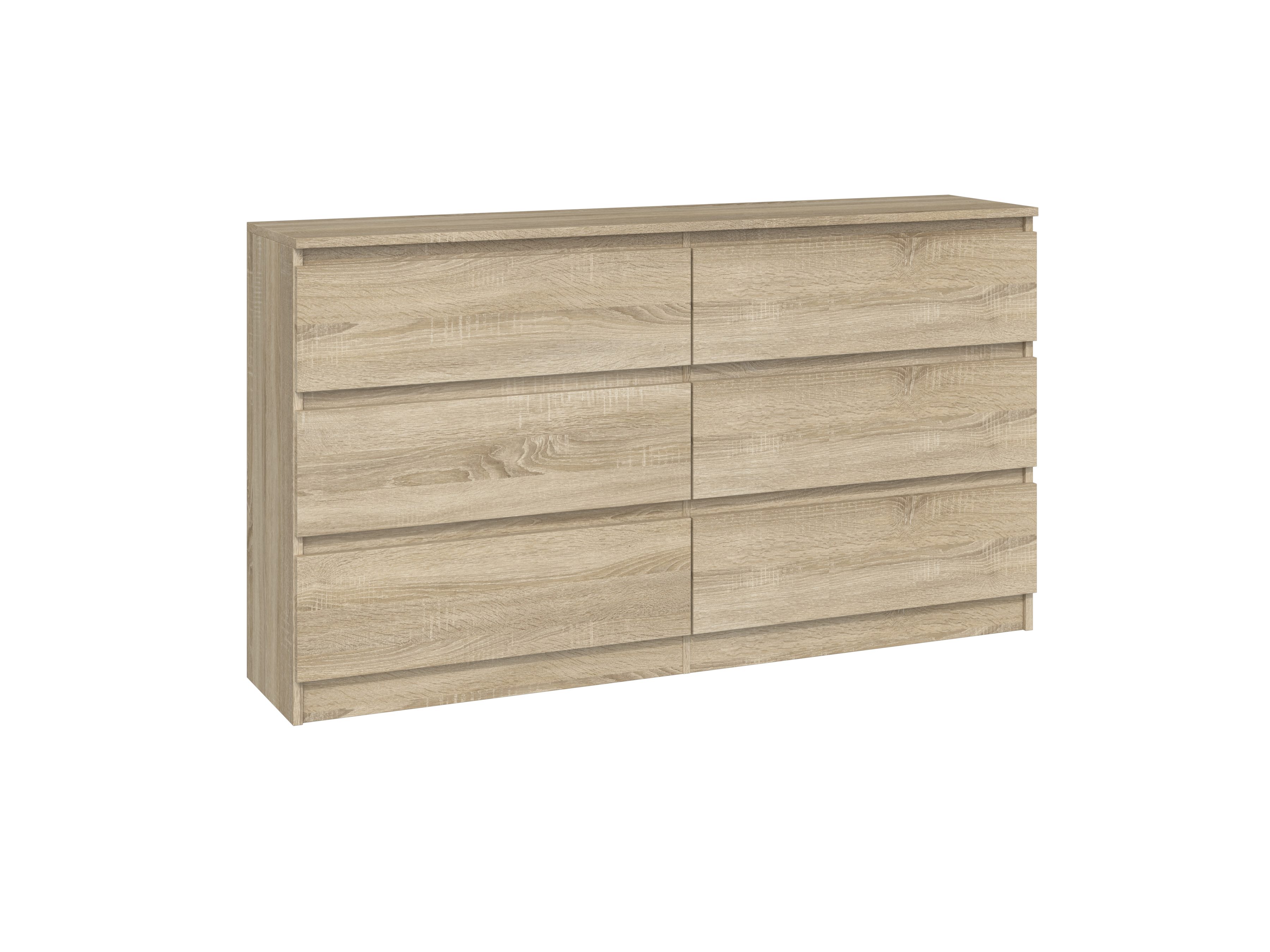 Raumhirsch Furniture Kommode Sideboard 140 cm breit (Maße 40 x 140 x 75 cm, 6 Schubladen), verschiedene Farben