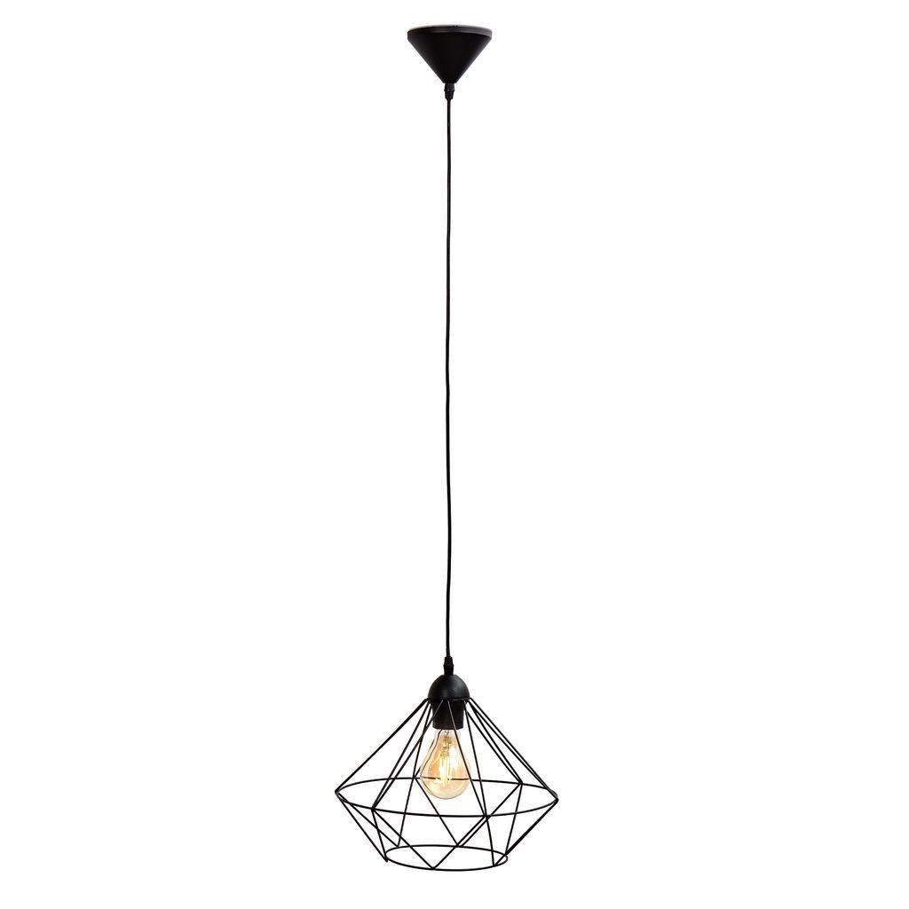 LED Pendelleuchte BKL1238, ohne Leuchtmittel, Pendelleuchte Retro Hängelampe Drahtleuchte 1-flammig E27 Fassung max. 40 Watt Vintage Stahl Schwarz Ø320mm Länge: 1100mm. € 36,99