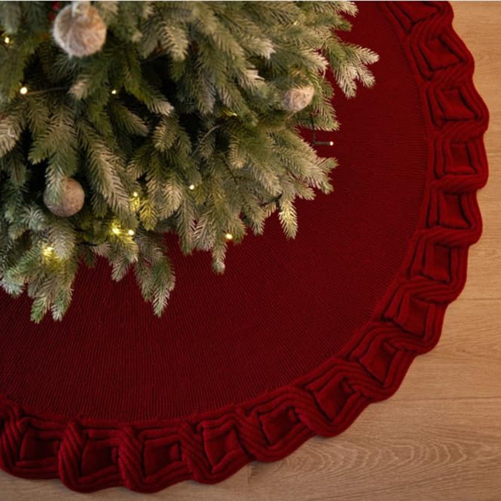 Coonoor Weihnachtsbaumdecke Weihnachtsbaum Decke 3D Gestrickter günstig online kaufen