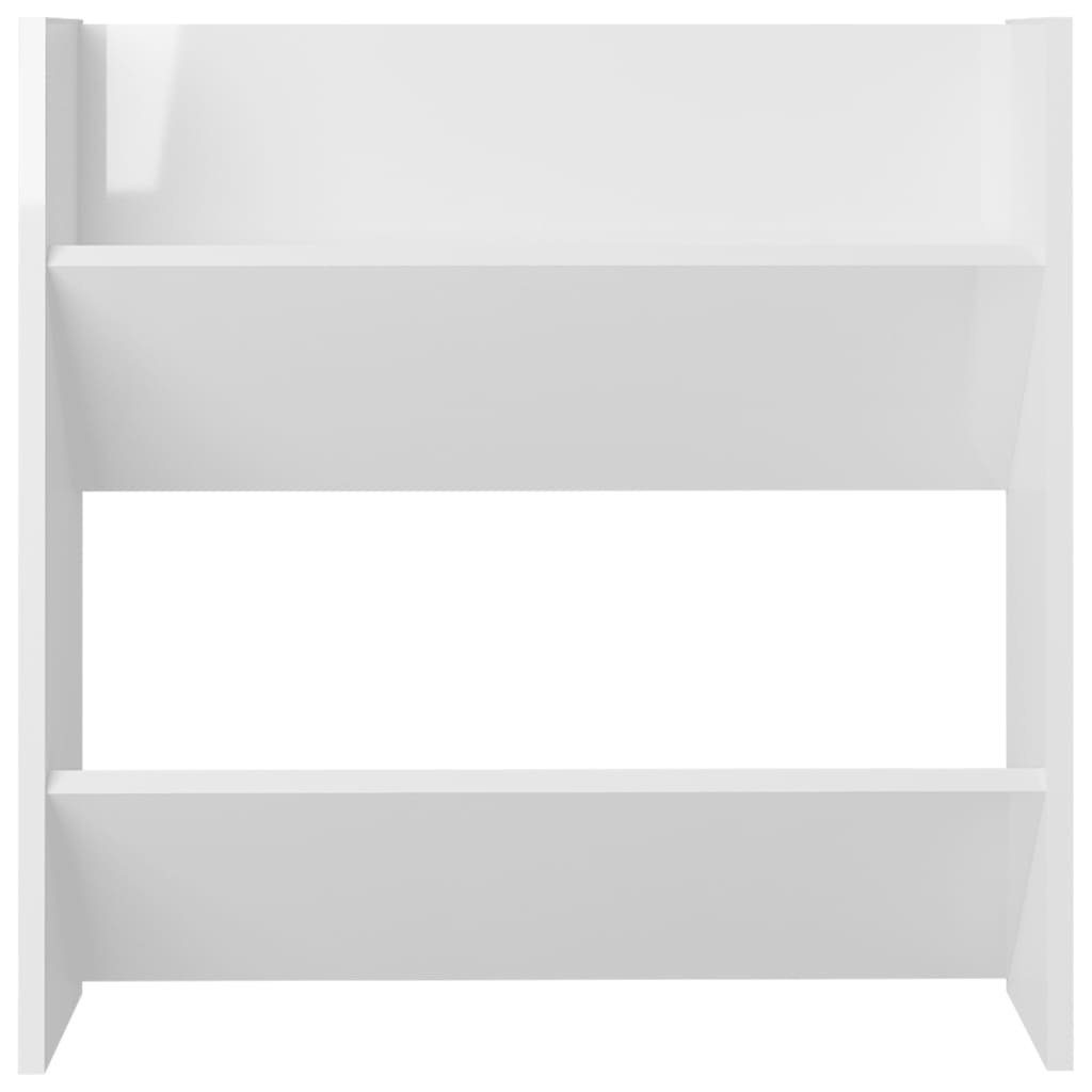 in 60x18x60 cm) Hochglanz-Weiß (LxBxH: 3008002 Hängeschuhschrank möbelando