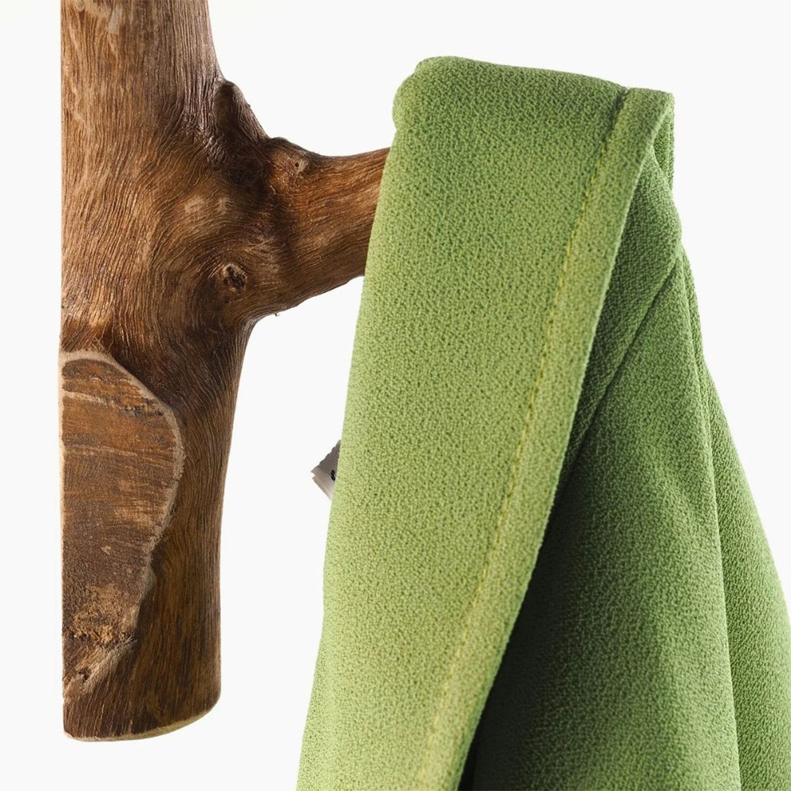 DESIGN DELIGHTS Wandgarderobe Garderobenhaken 9er Set LIMB, Holz massivholz Wurzel, Kleiderhaken,Wa